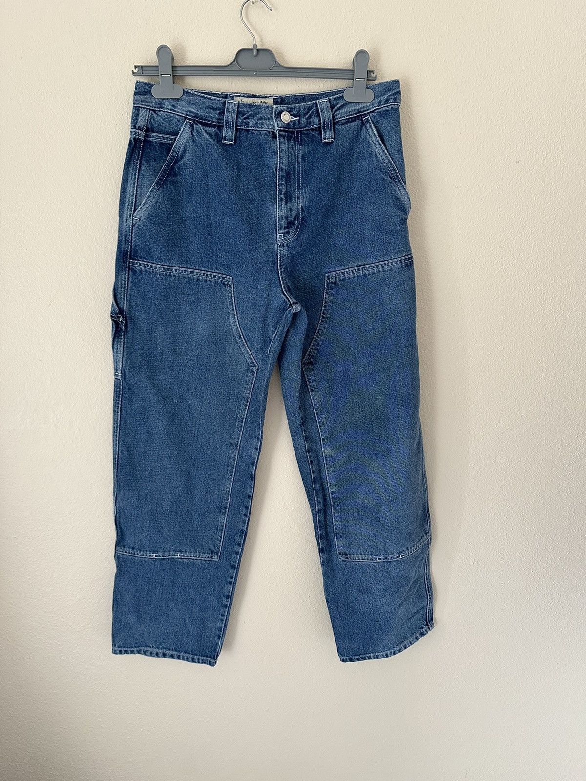 Stussy STUSSY DOUBLE KNEE WORK PANT BLUE Size US 30 / EU 46 - 1 Thumbnail