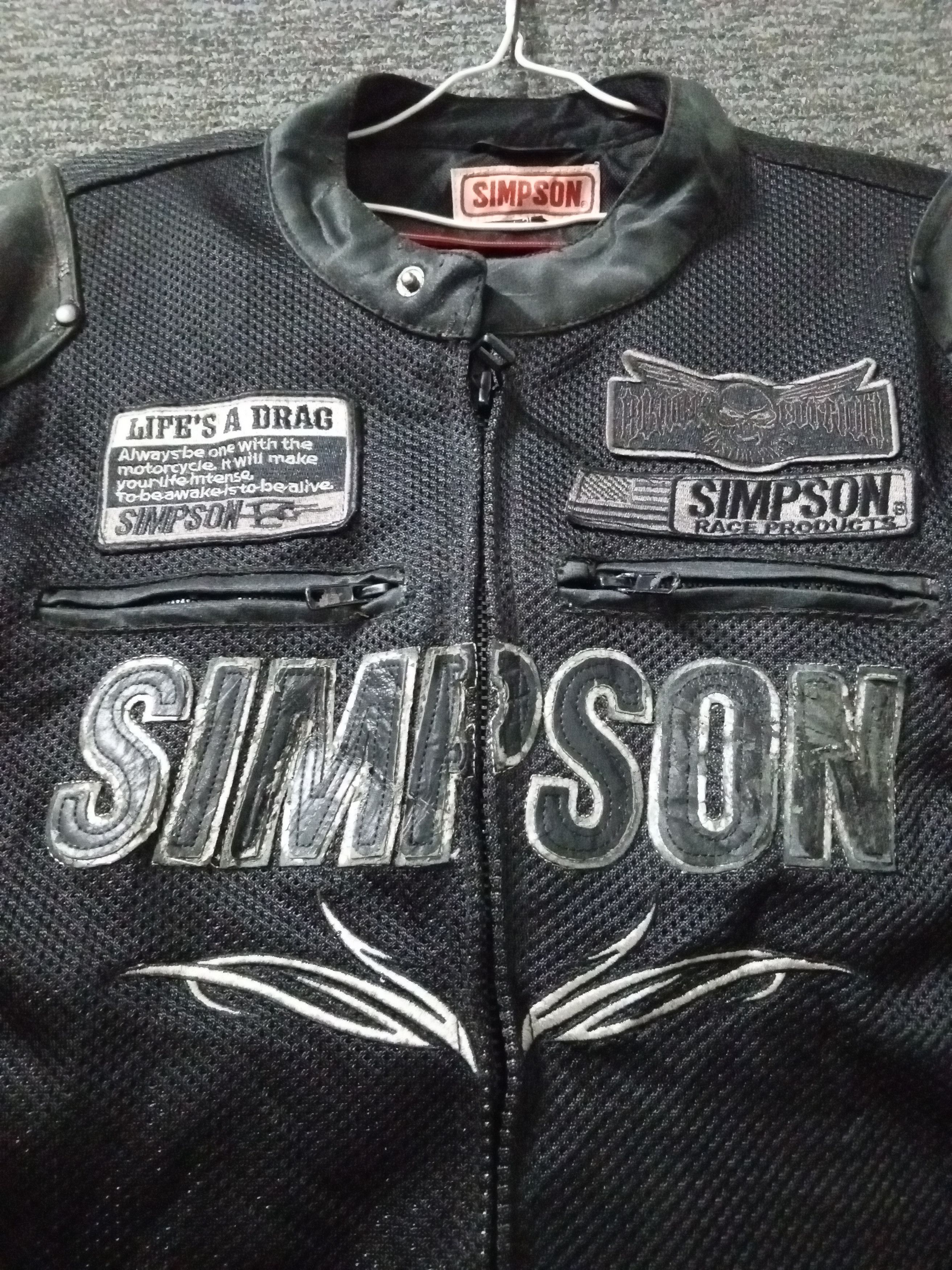 Other SIMPSON RACING JACKET MOTORCYCLE RARE Size US L / EU 52-54 / 3 - 14 Thumbnail
