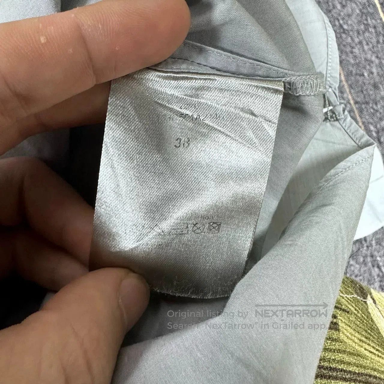 Dior grey long sleeve shirt by dior size 38. Size US M / EU 48-50 / 2 - 3 Thumbnail