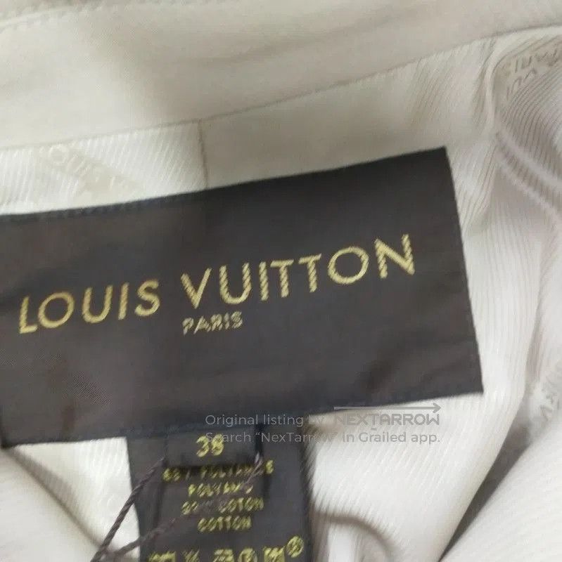 Louis Vuitton Louis Vuitton Beige Cotton Stand Collar Coat. Size US M / EU 48-50 / 2 - 6 Thumbnail