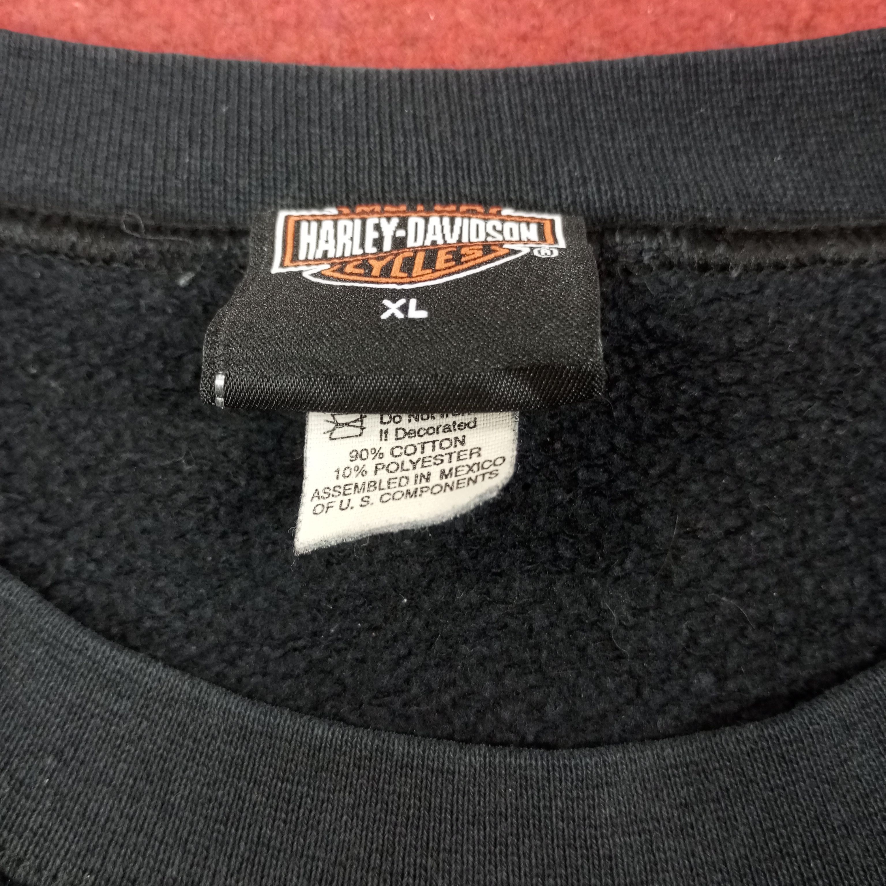 Harley Davidson × Vintage Harley Davidson Skulls Design Sweatshirt c221n23 Size US XL / EU 56 / 4 - 5 Thumbnail