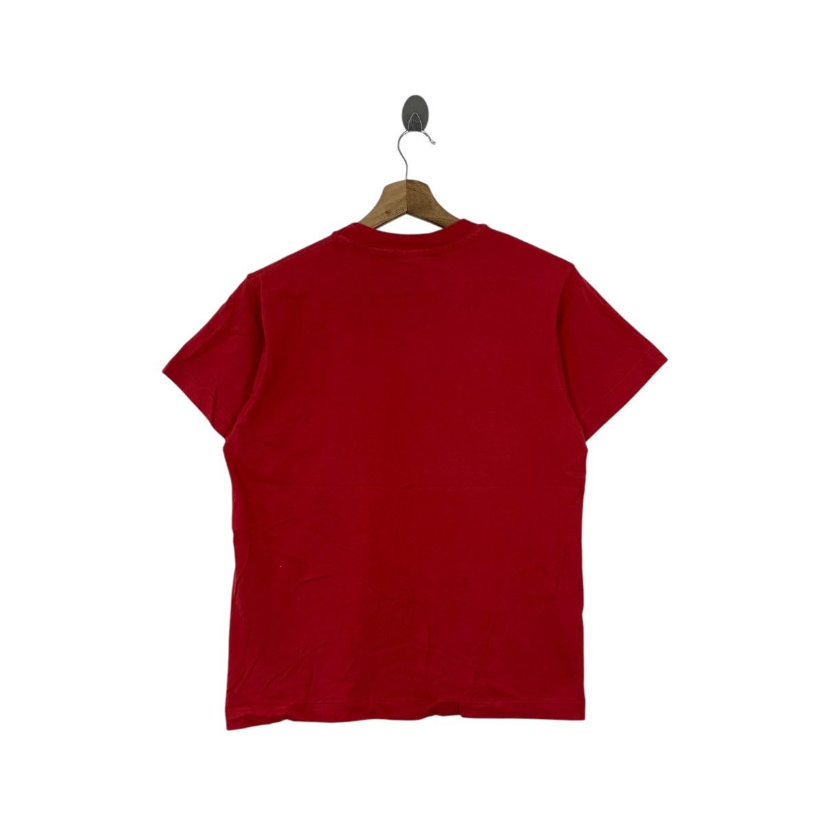 Hanes Vintage SARA LEE JAPAN Collection Minimalist Red Tee Shirt Size L / US 10 / IT 46 - 3 Thumbnail