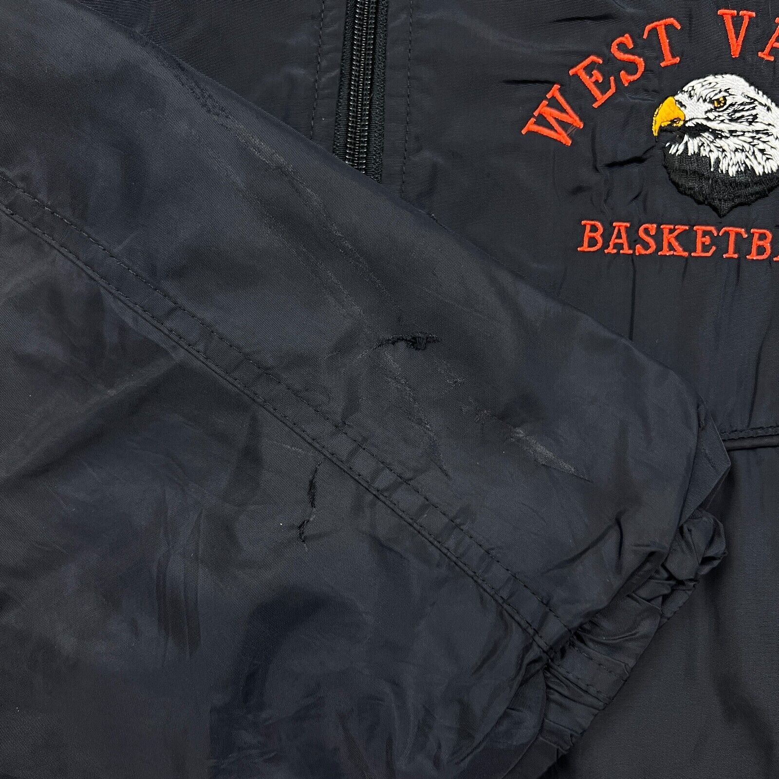 NBA × Nike × Vintage Vintage 90s Nike Jacket 2XL Swoosh Basketball Windbreaker Size US XXL / EU 58 / 5 - 4 Thumbnail