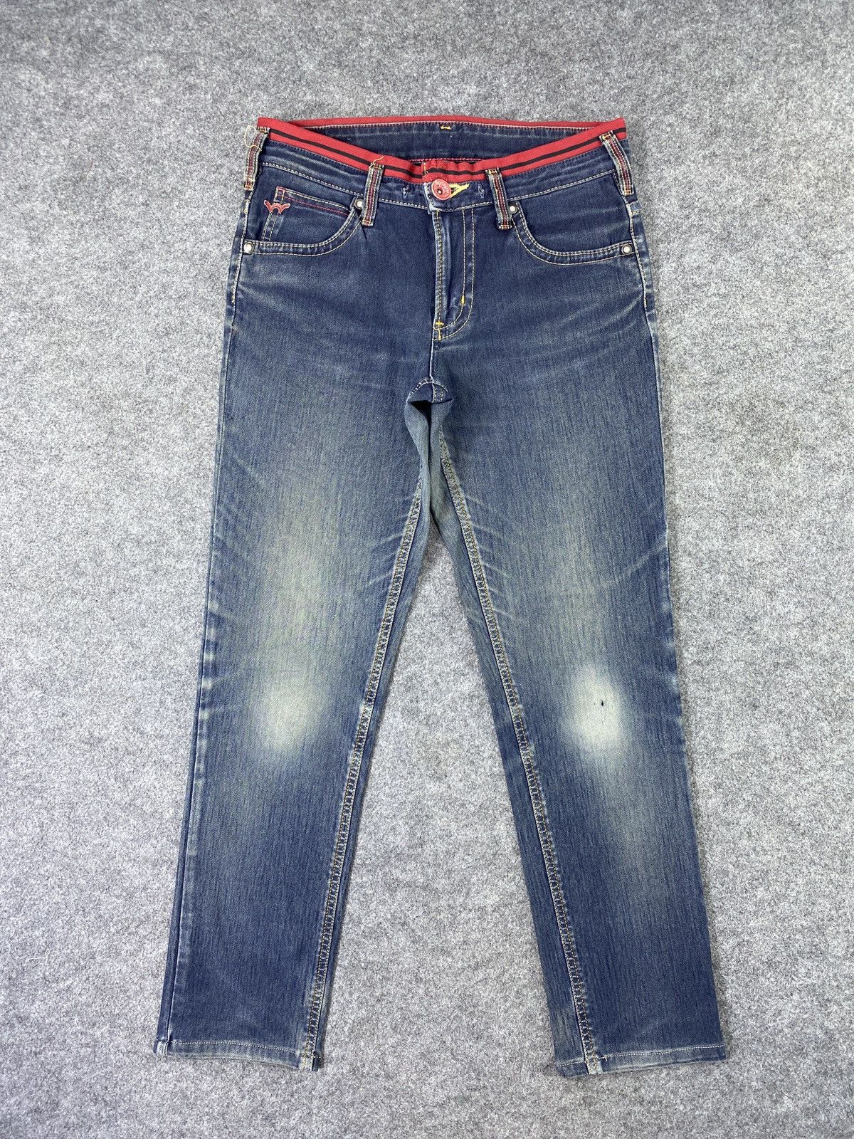 Edwin × Jean Edwin Jerseys 503 Blue Wash Jeans - J1098 Size 30" / US 8 / IT 44 - 1 Thumbnail
