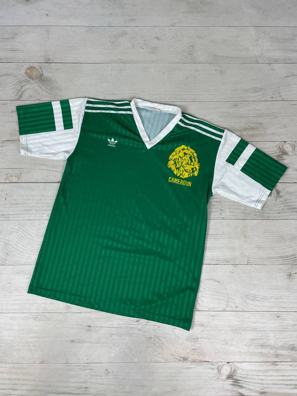Adidas Adidas Cameroon 1990 1993 Home Shirt Player Issue Jersey Size US M / EU 48-50 / 2 - 1 Thumbnail