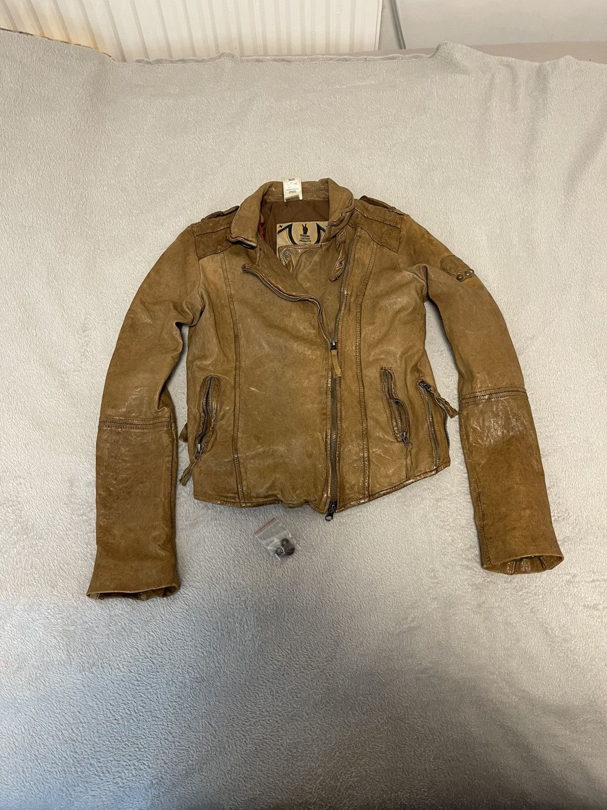 True Religion True Religion Vintage Leather Jacket Size S / US 4 / IT 40 - 1 Thumbnail