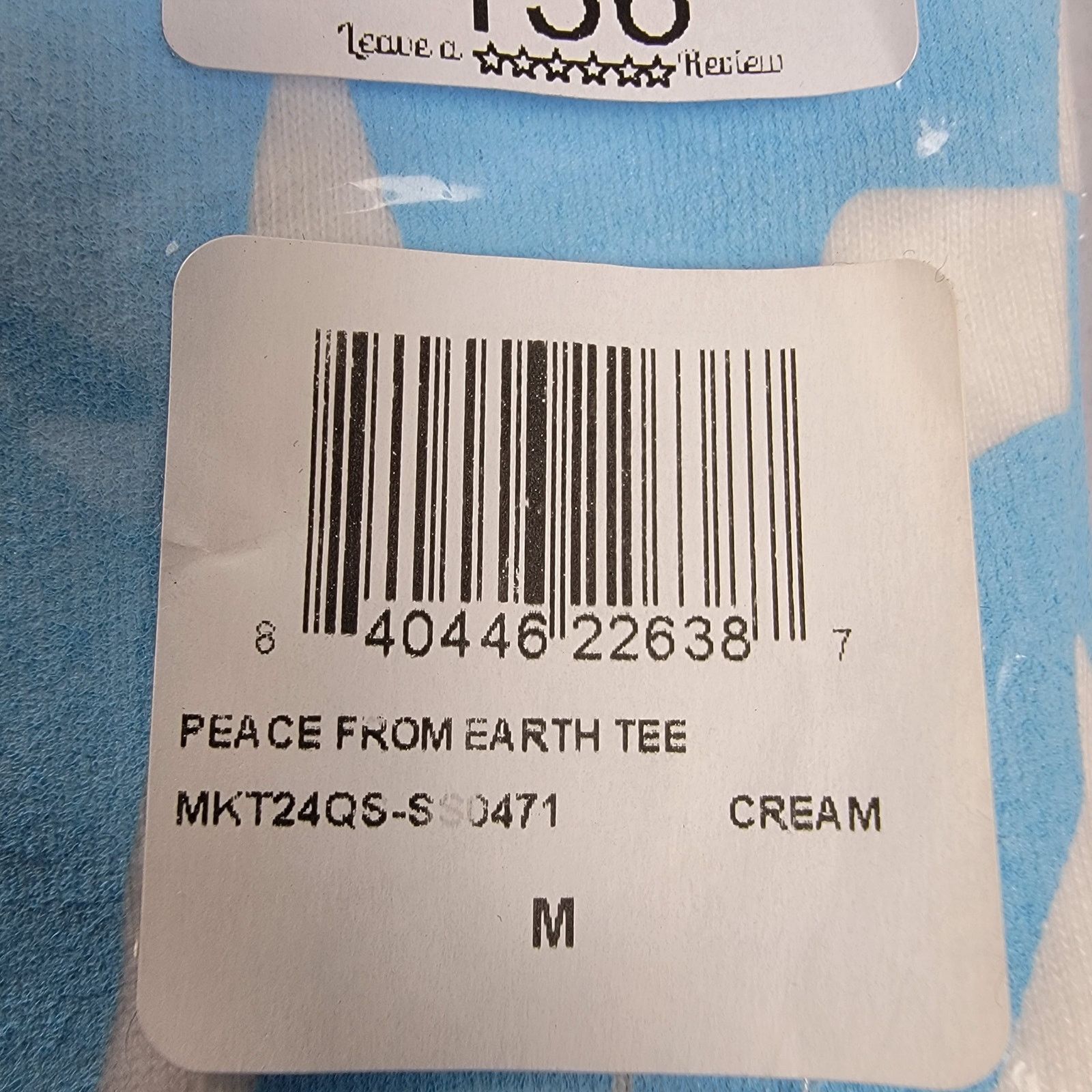 Market Market Studios World Peace T-Shirt - Men's Size M (642) Size US M / EU 48-50 / 2 - 7 Thumbnail