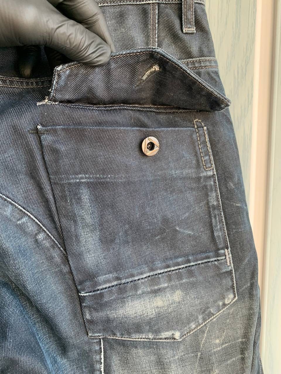 G-Star × Japanese Brand G-Star Raw 3301 General 5620 Tapered Extract Denim Jeans Size US 33 - 14 Thumbnail
