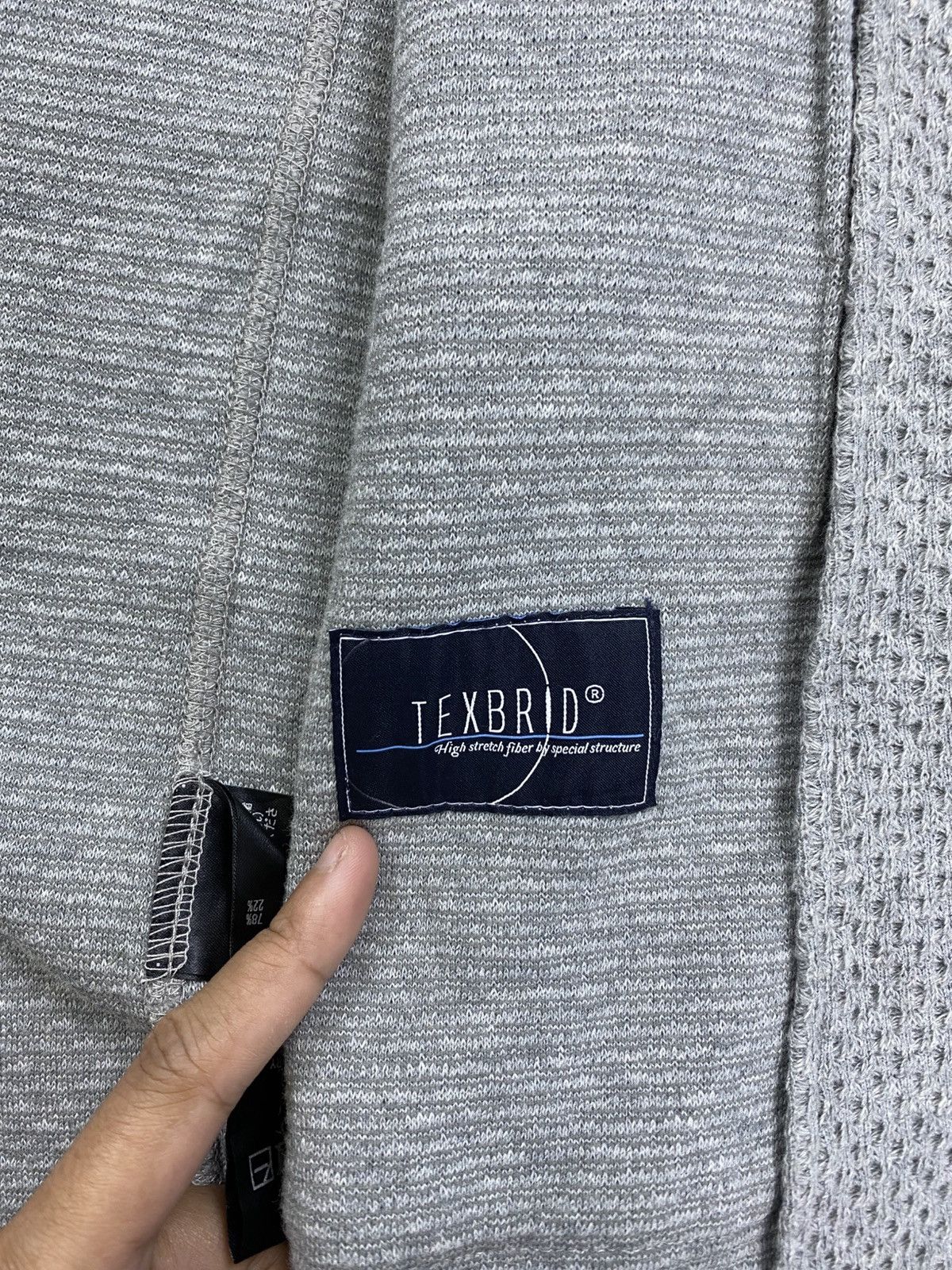 Japanese Brand × SHIPS × Vintage Vintage SHIPS Texbrid 3 Pocket Knit Jacket Size US M / EU 48-50 / 2 - 8 Thumbnail