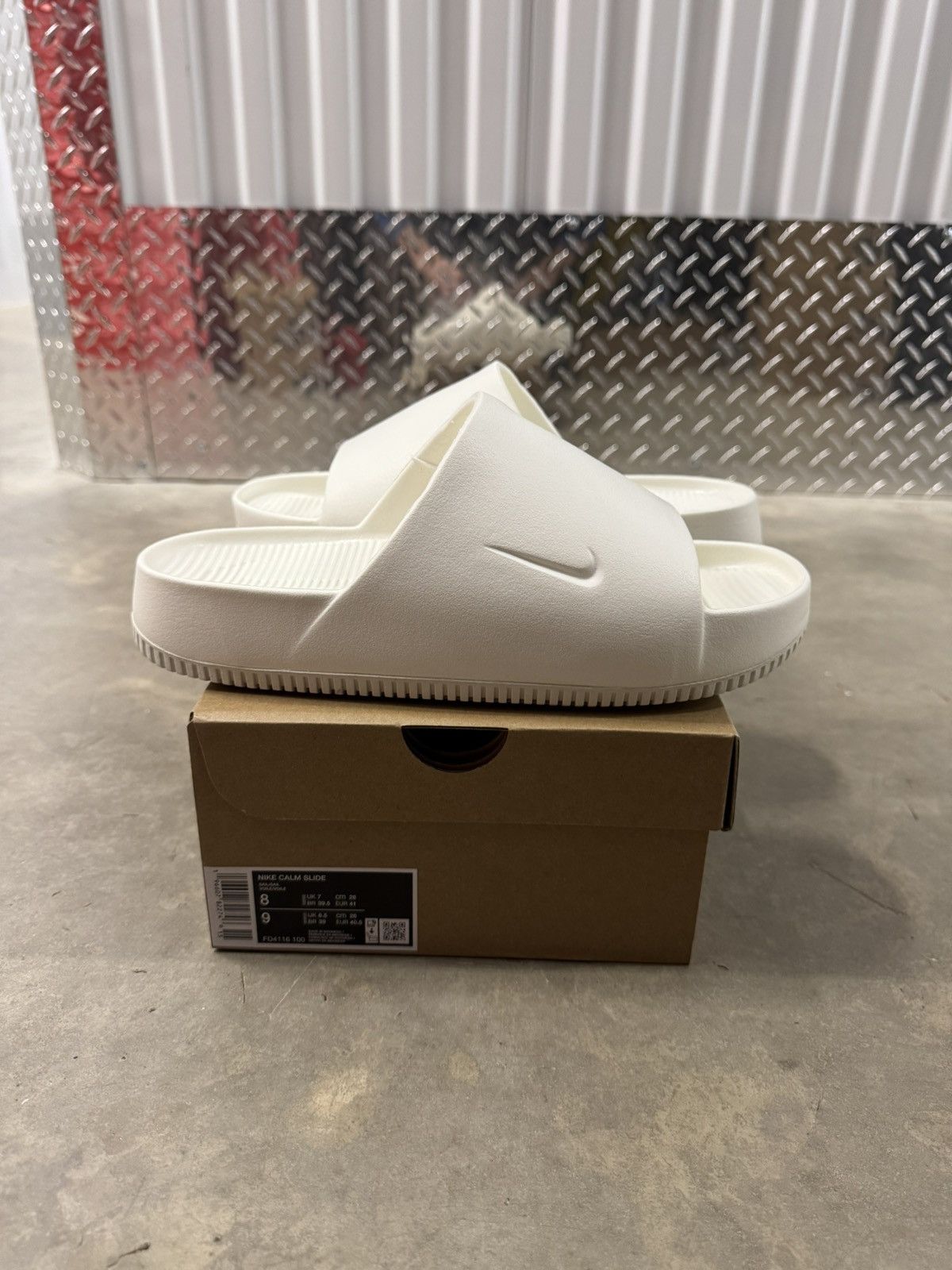Nike Nike Calm Slide Sail Size 8 Size US 8 / EU 41 - 1 Thumbnail