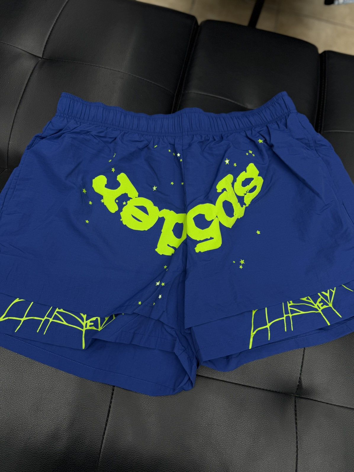 Sp5der Sp5der Double Layer WEB Shorts Size XL (NEW) Blue Size US 34 / EU 50 - 1 Thumbnail