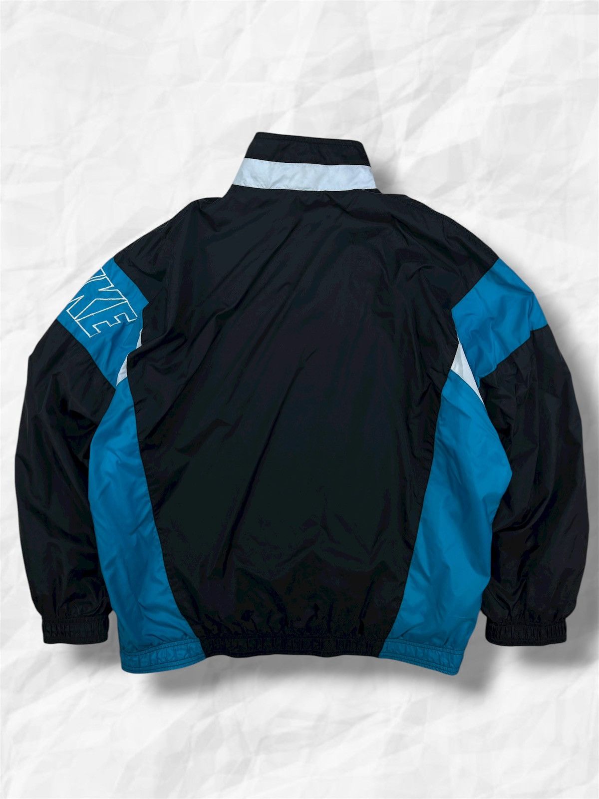 Nike Vintage Nike Black Track Jacket 90s Size US XL / EU 56 / 4 - 2 Thumbnail