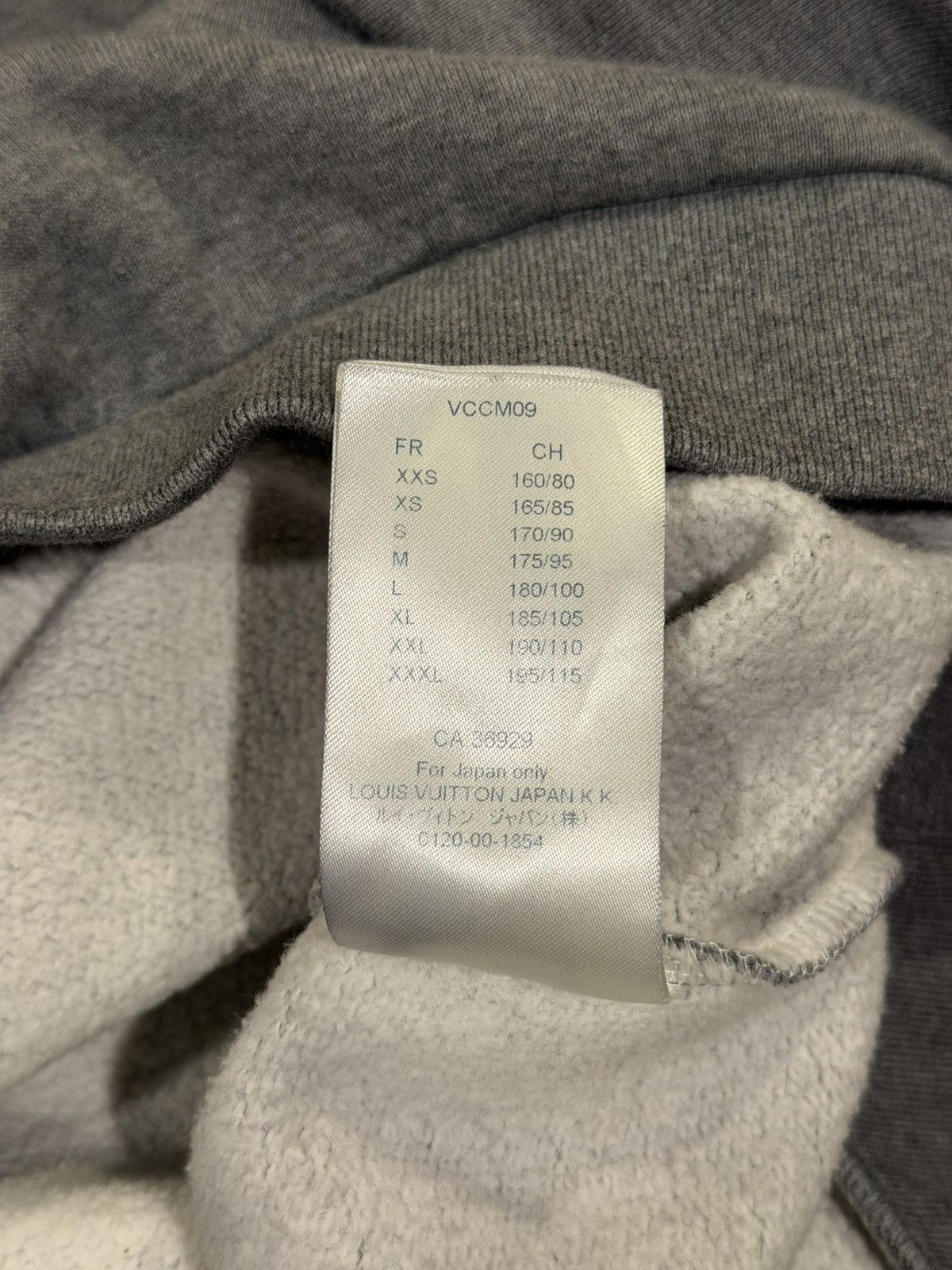 Louis Vuitton × Nigo Louis Vuitton x Nigo Human Heather Grey Crewneck SweatShirt Size US XXL / EU 58 / 5 - 16 Thumbnail