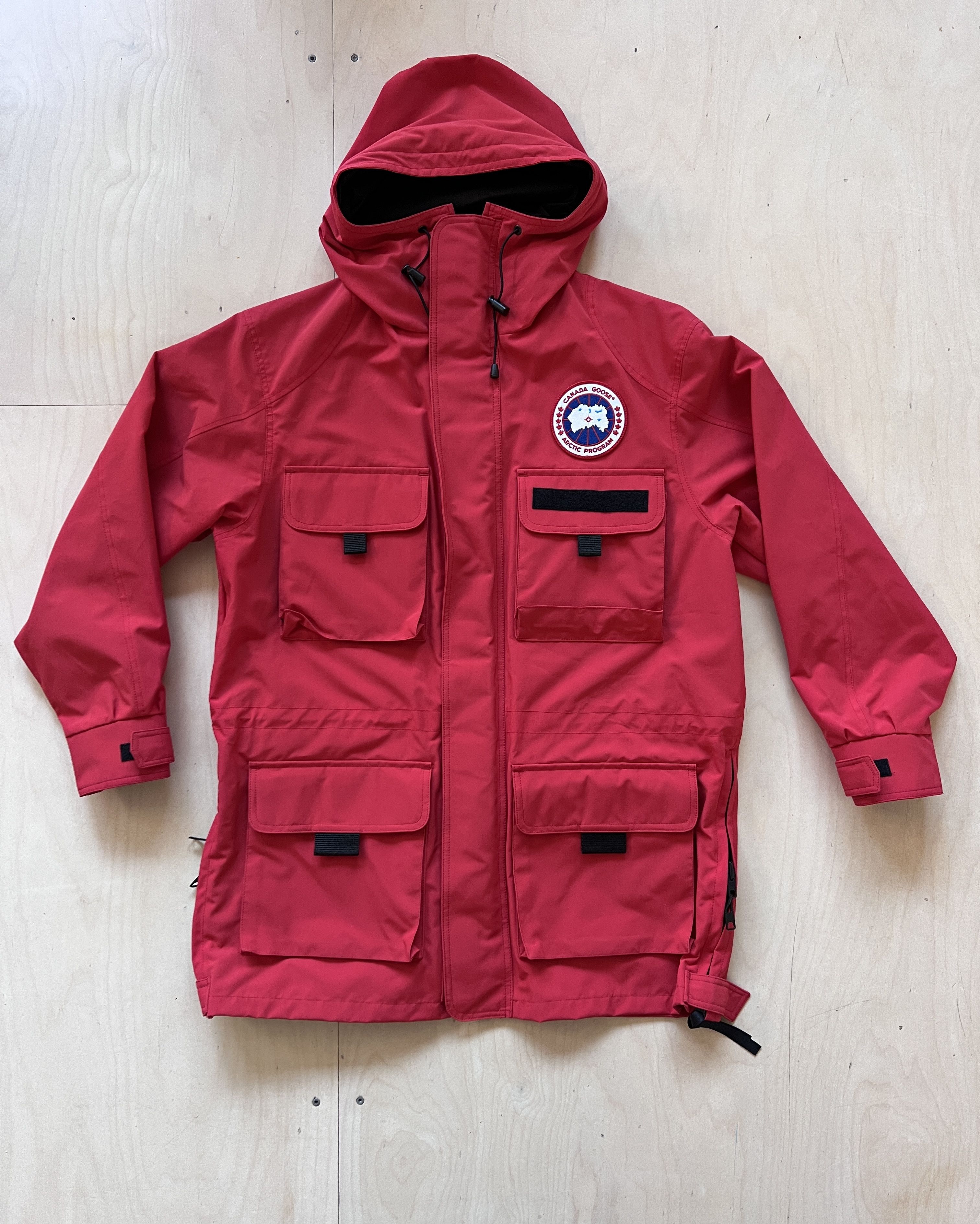 image of Junya Watanabe X Canada Goose Arctic Science Shell Parka in Red, Men's (Size Medium)
