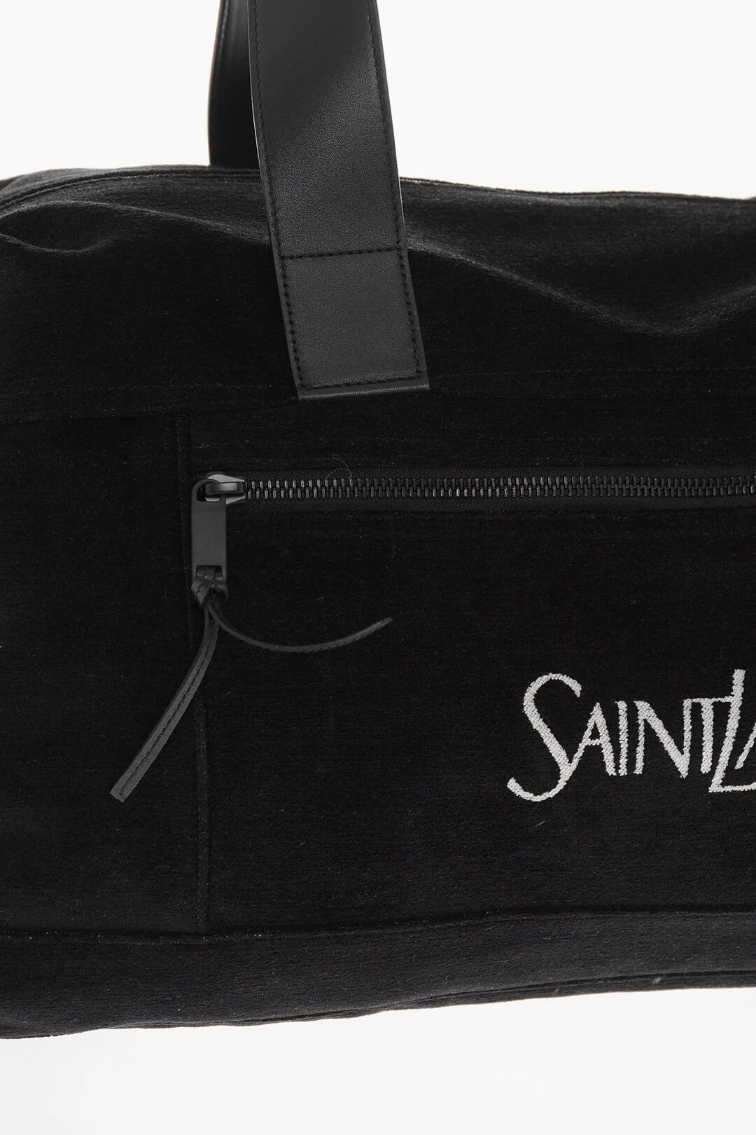 Saint Laurent Paris og1mm0426 Size: OS / Solid-Color Duffel Bag in Black Size ONE SIZE - 4 Thumbnail