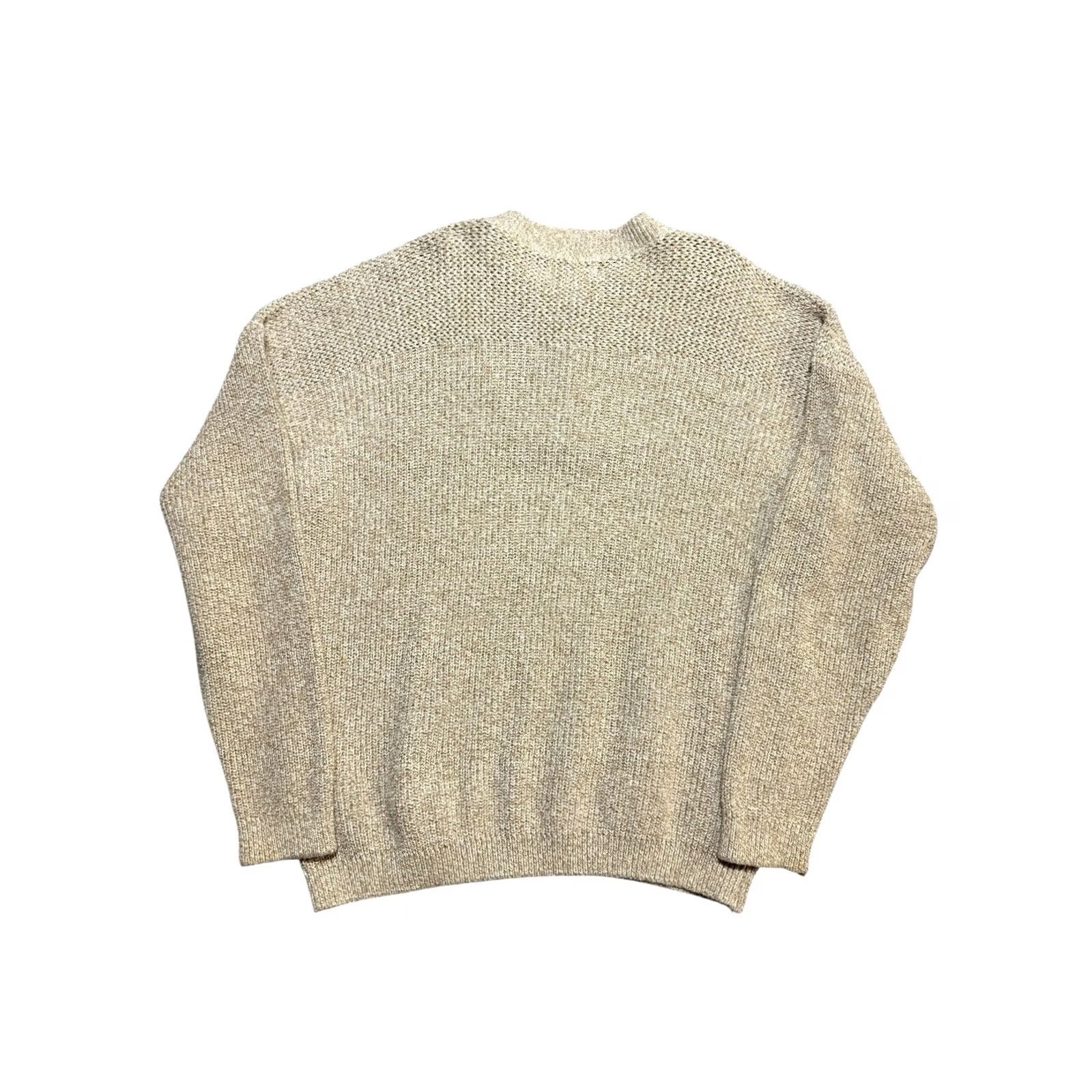 Eddie Bauer VINTAGE Eddie Bauer Fisherman's Sweater Mens XL Tall Cotton Knit Pullover Tan Size US XL / EU 56 / 4 - 2 Thumbnail