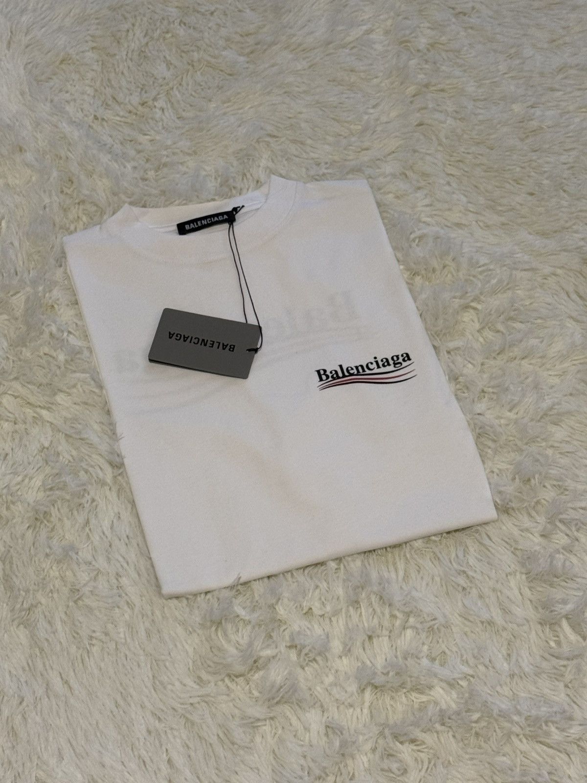 Balenciaga white t shirt