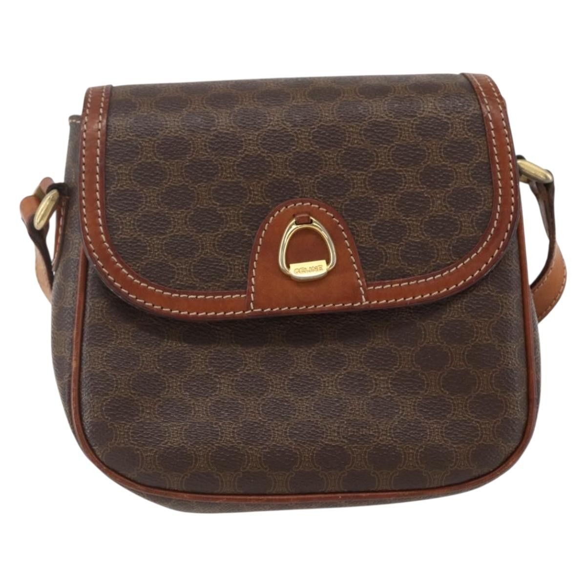 Celine Celine Vintage Macadam Canvas and Leather Size ONE SIZE - 1 Thumbnail
