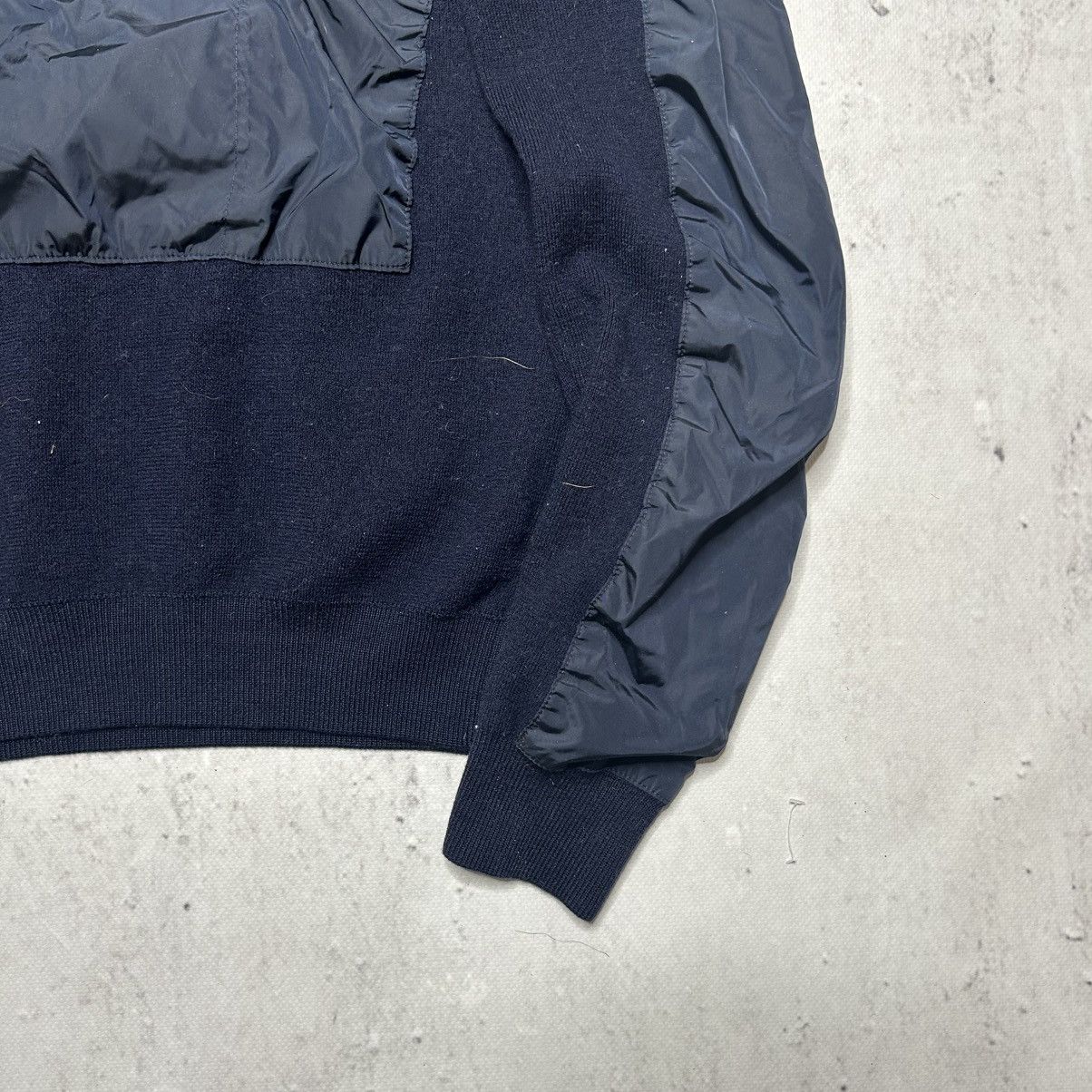 Prada Vintage 2000s Prada sweater nylon quater zip Size XL / US 12-14 / IT 48-50 - 6 Thumbnail