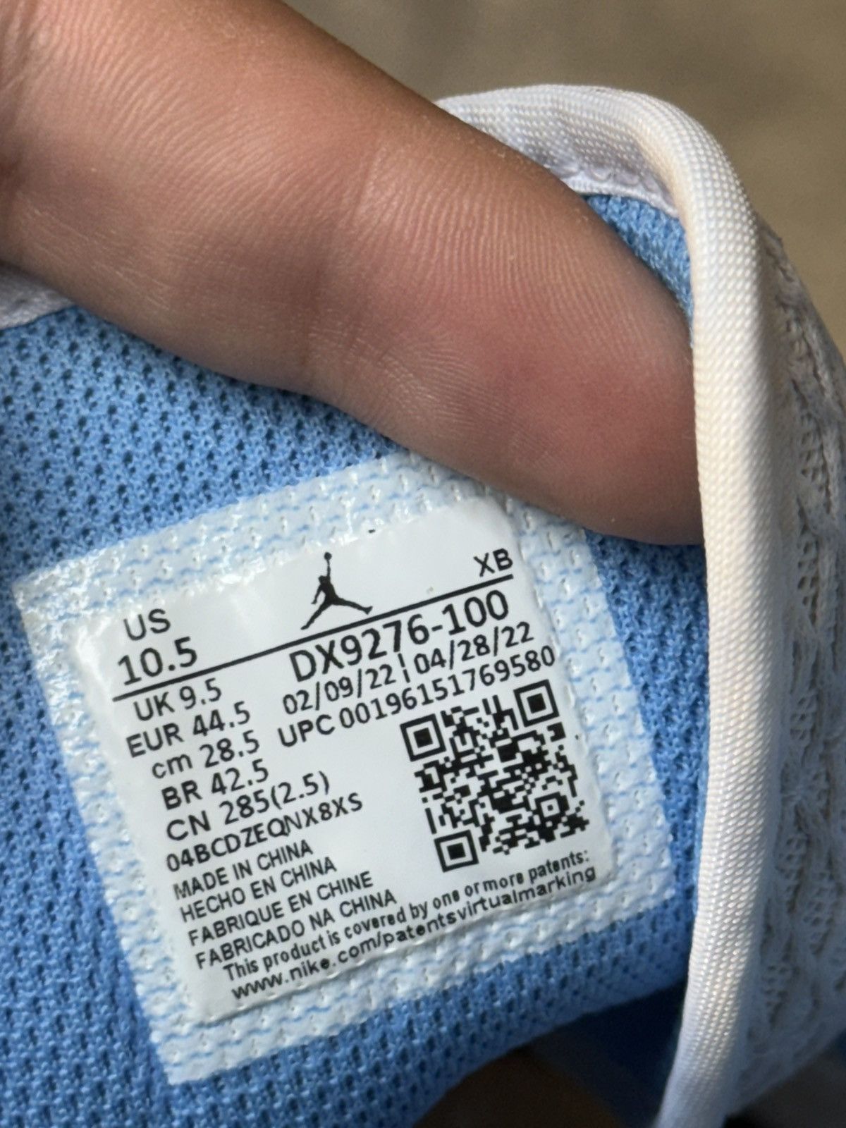 Jordan Brand Air Jordan 1 Mid University Blue Grey Size US 10.5 / EU 43-44 - 6 Thumbnail