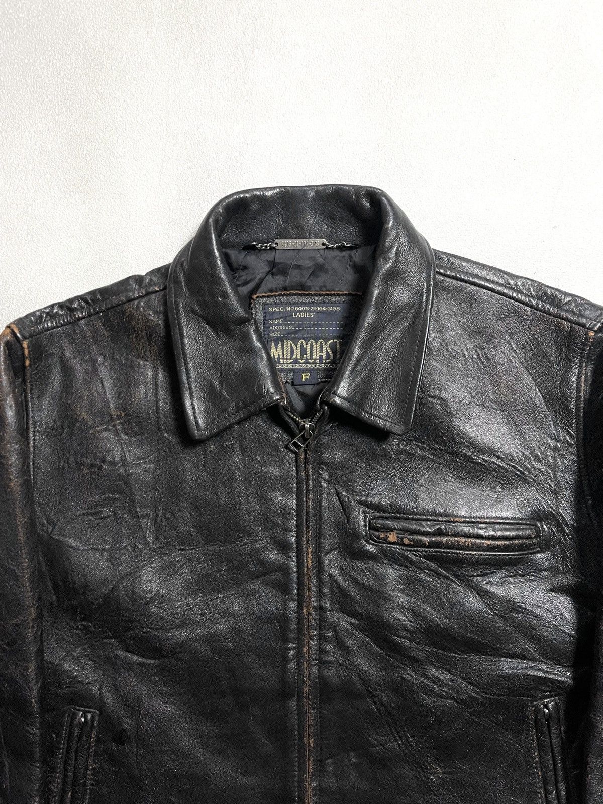 Vintage 1990’s Midcoast Japan Detroit Rider Leather Jacket