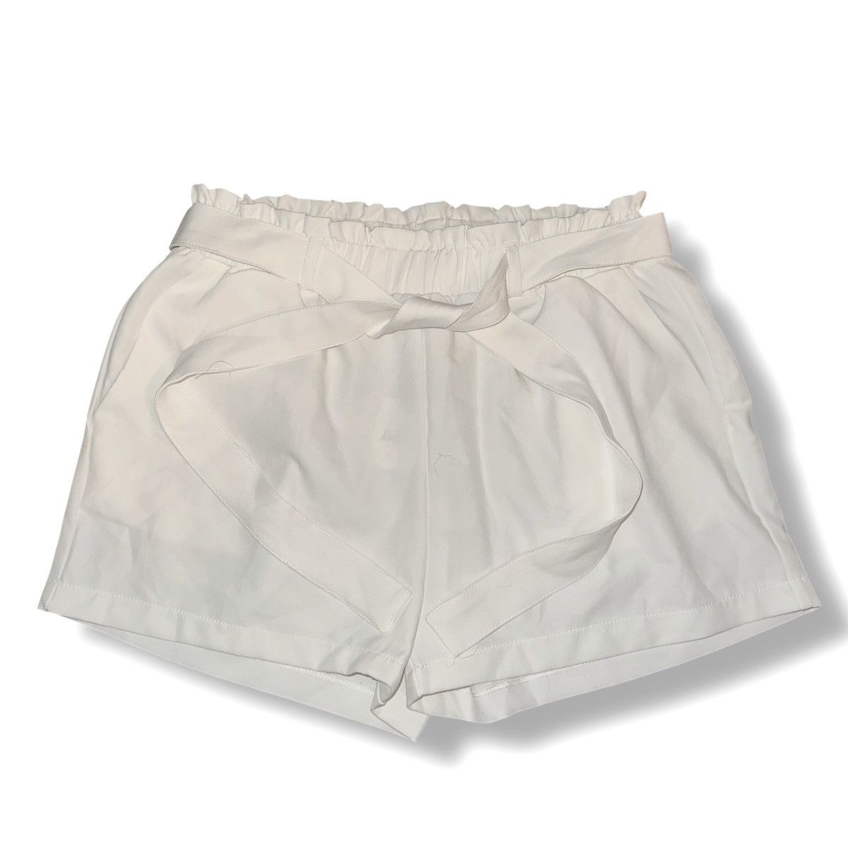 Other Revamped white belted paper bag waist shorts XL Size 30" / US 8 / IT 44 - 2 Thumbnail