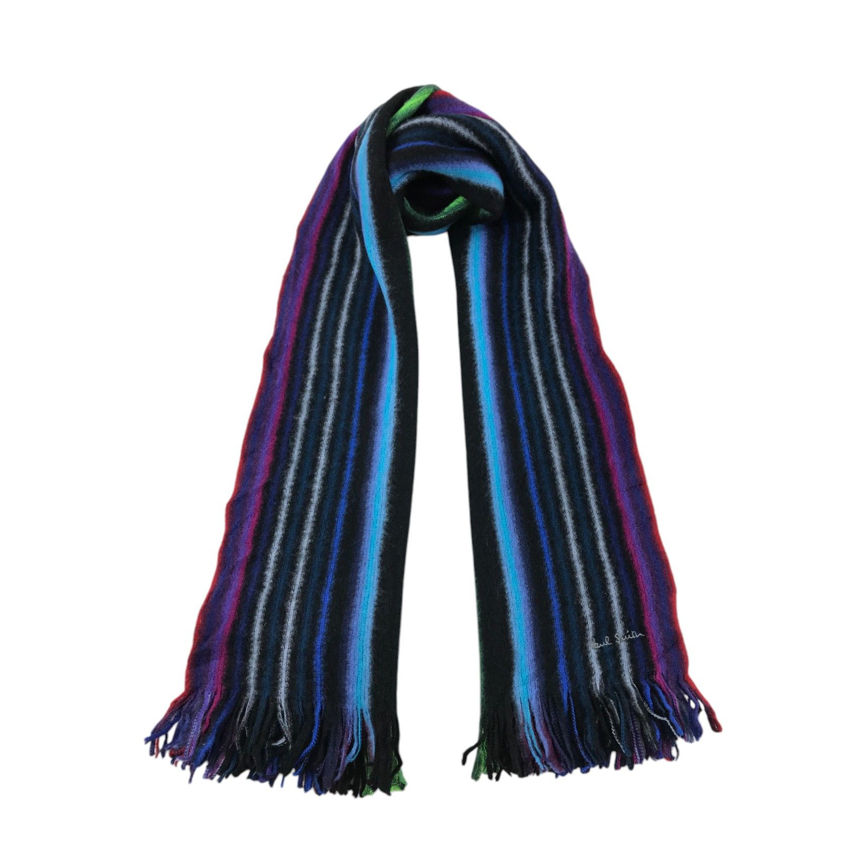 Paul Smith × Vintage Paul Smith Scarf / Muffler / Neckwear - WW1269 Size ONE SIZE - 1 Thumbnail