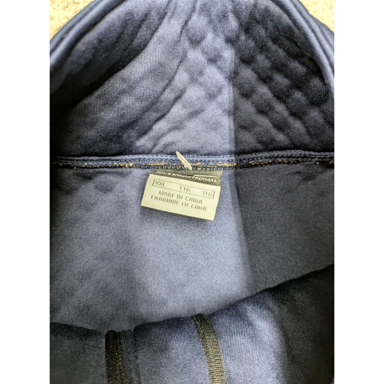 Nike Nike Sphere Thermal Jacket Mens L Blue Full Zip Running Softshell Track Jacket Size US L / EU 52-54 / 3 - 6 Thumbnail