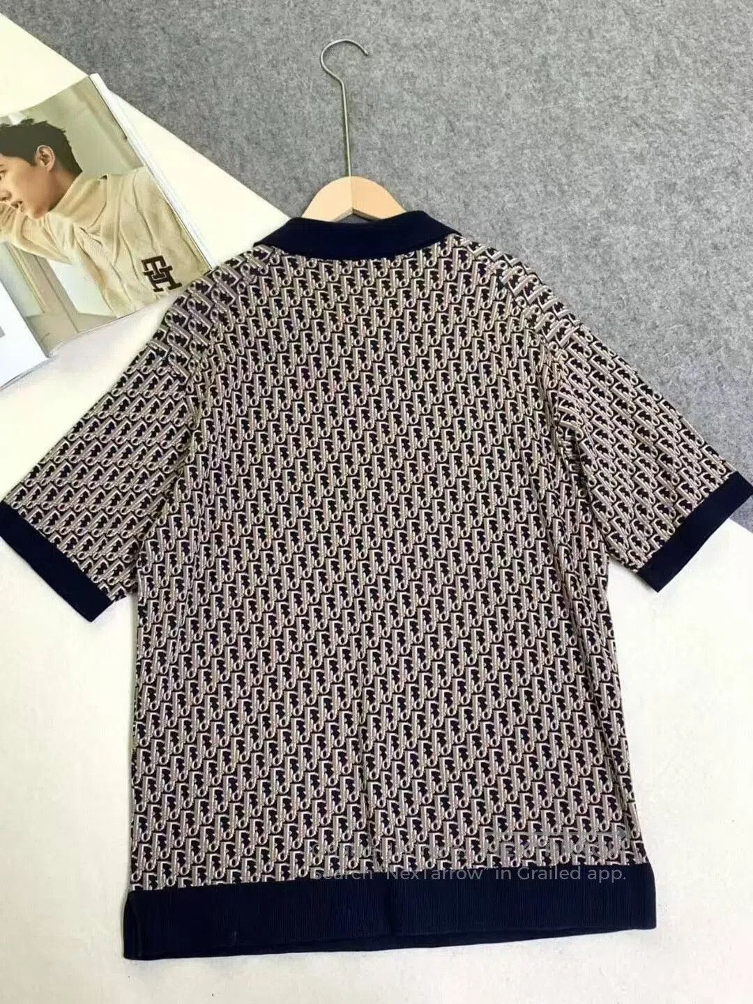 Dior Dior Logo Knit Polo Shirt. Size US M / EU 48-50 / 2 - 3 Thumbnail