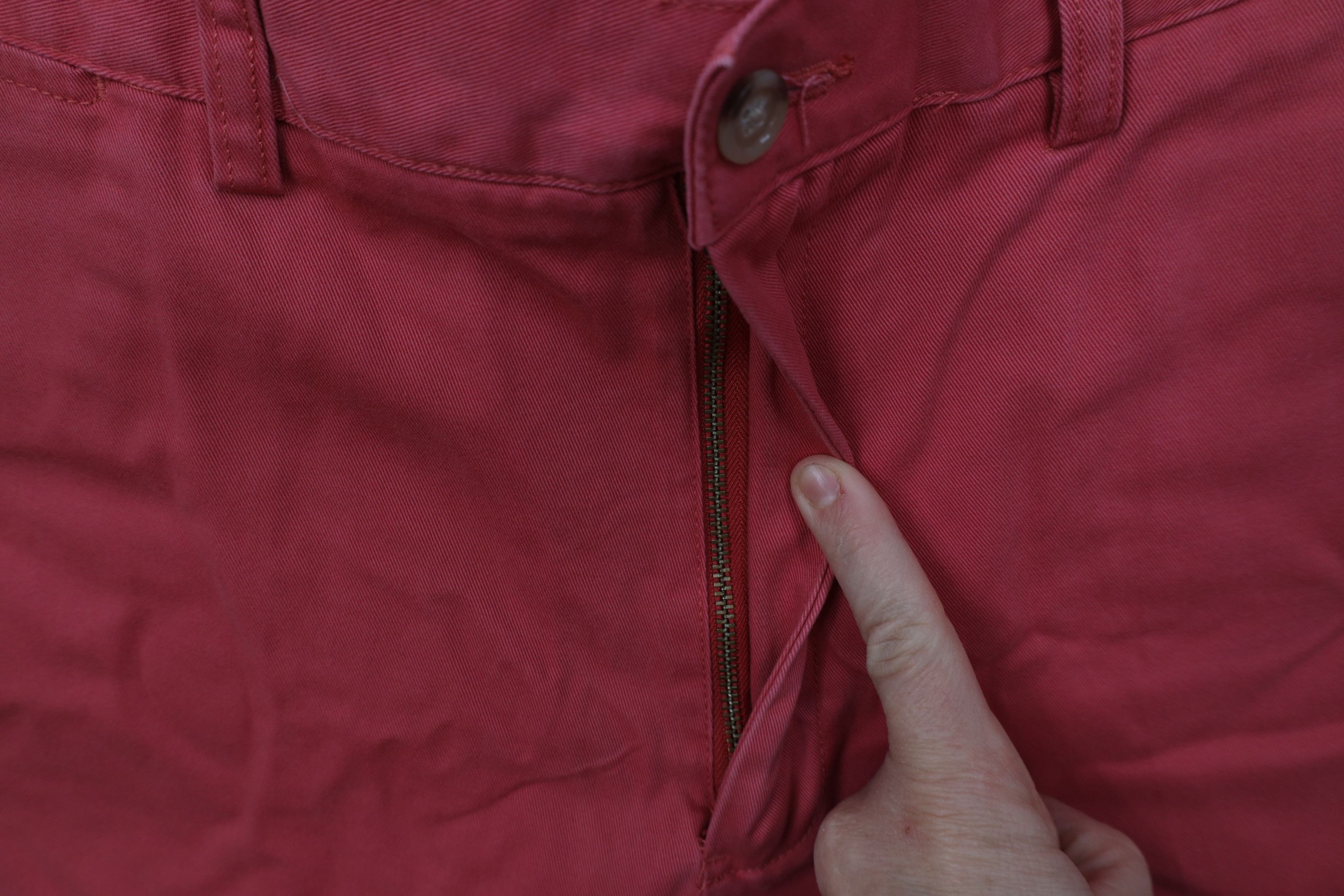 Ralph Lauren Vintage 90s Ralph Lauren Above Knee Chino Shorts Pink Cotton Size US 36 / EU 52 - 5 Thumbnail