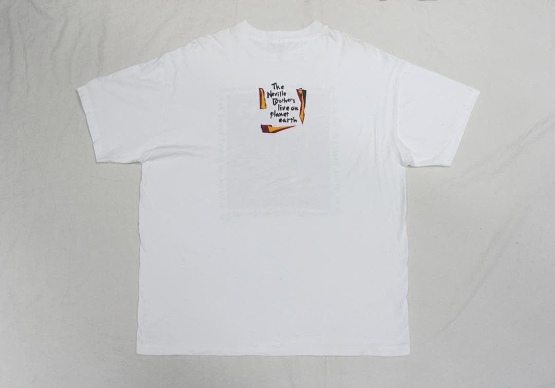 Vintage 90's The Neville Brothers Tシャツ ビンテージ Size US L / EU 52-54 / 3 - 6 Thumbnail