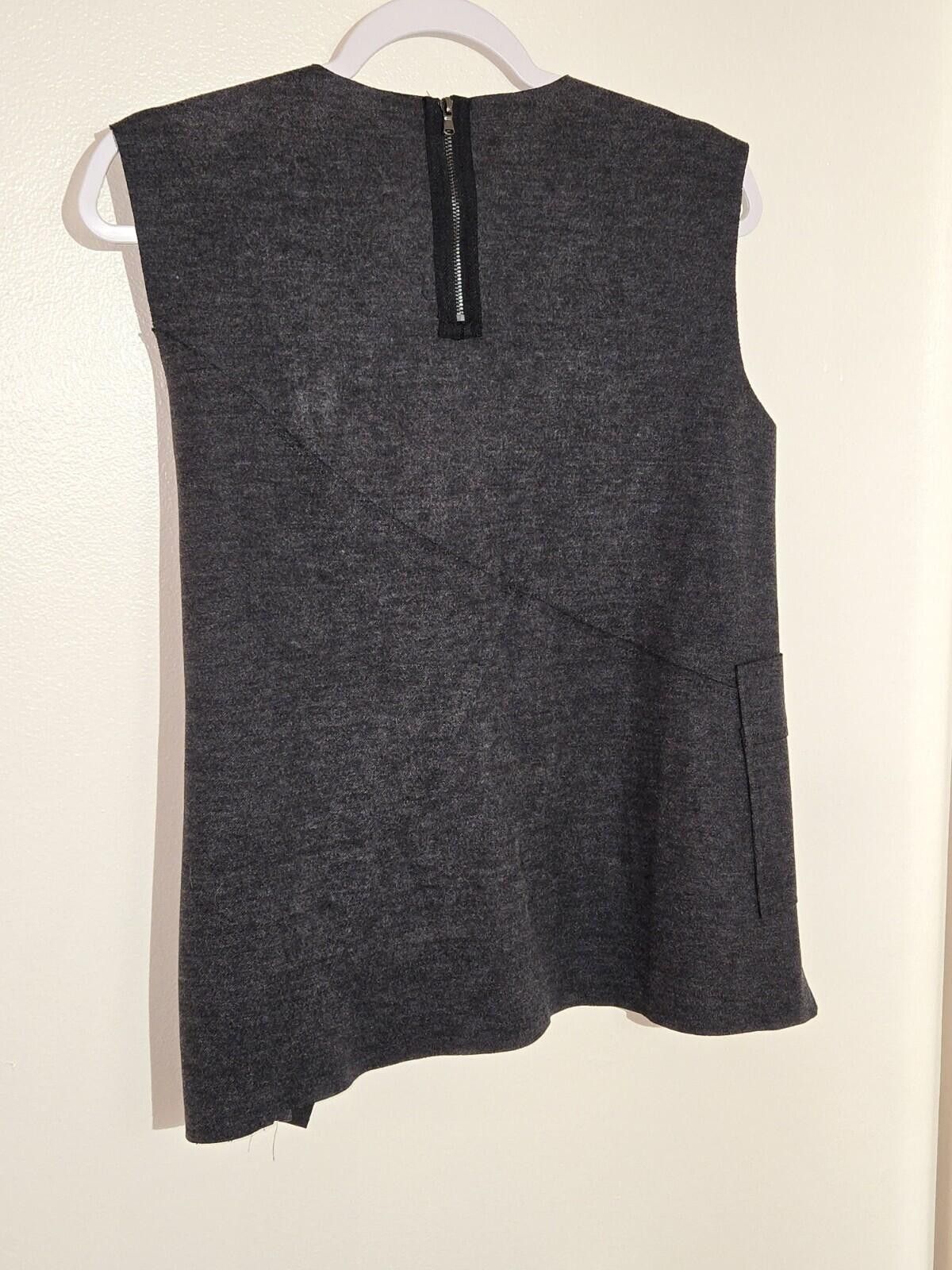 The Unbranded Brand Women's Short Sleeve Wool Blend Blouse Knotted Bow Medium Size M / US 6-8 / IT 42-44 - 4 Thumbnail