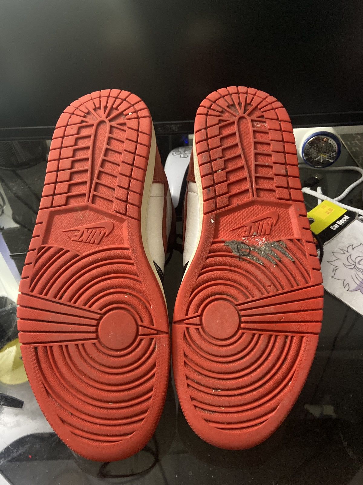 Jordan Brand × Nike Air Jordan 1 Best Hand in Game Track Red Size US 9.5 / EU 42-43 - 6 Thumbnail