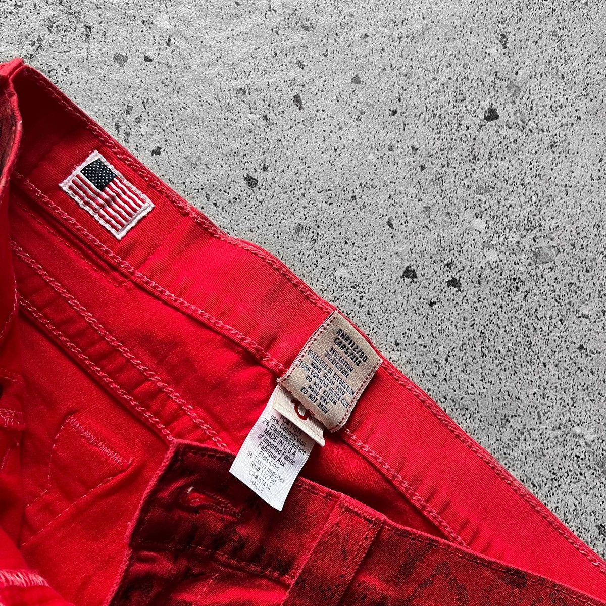True Religion True Religion Womens Red Slim Fit Jeans Pants Made in USA Size 28" / US 6 / IT 42 - 7 Thumbnail