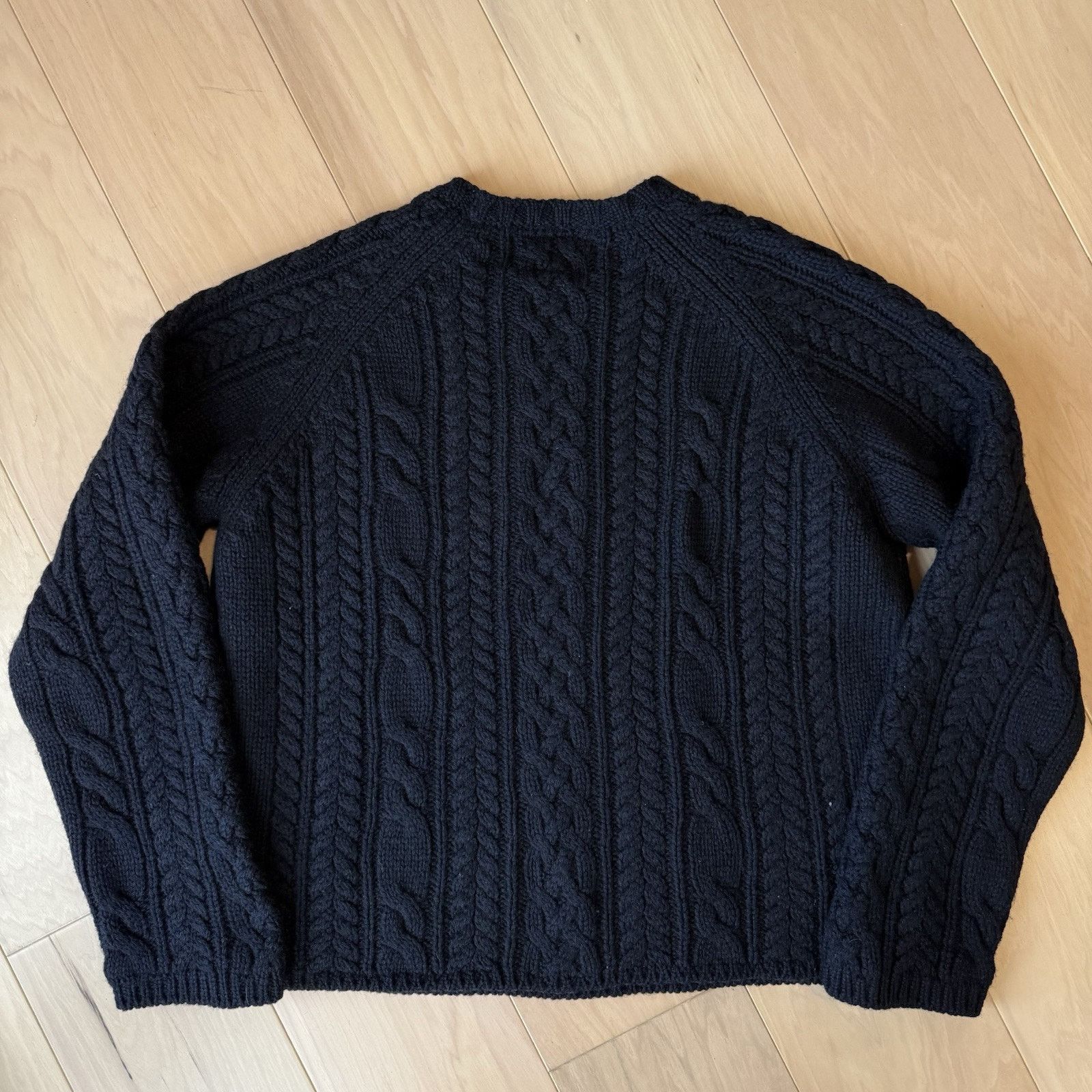 Abercrombie & Fitch × Vintage Vintage Abercrombie & Fitch Wool Sweater XL Navy Heavy Knit Size US XL / EU 56 / 4 - 7 Thumbnail