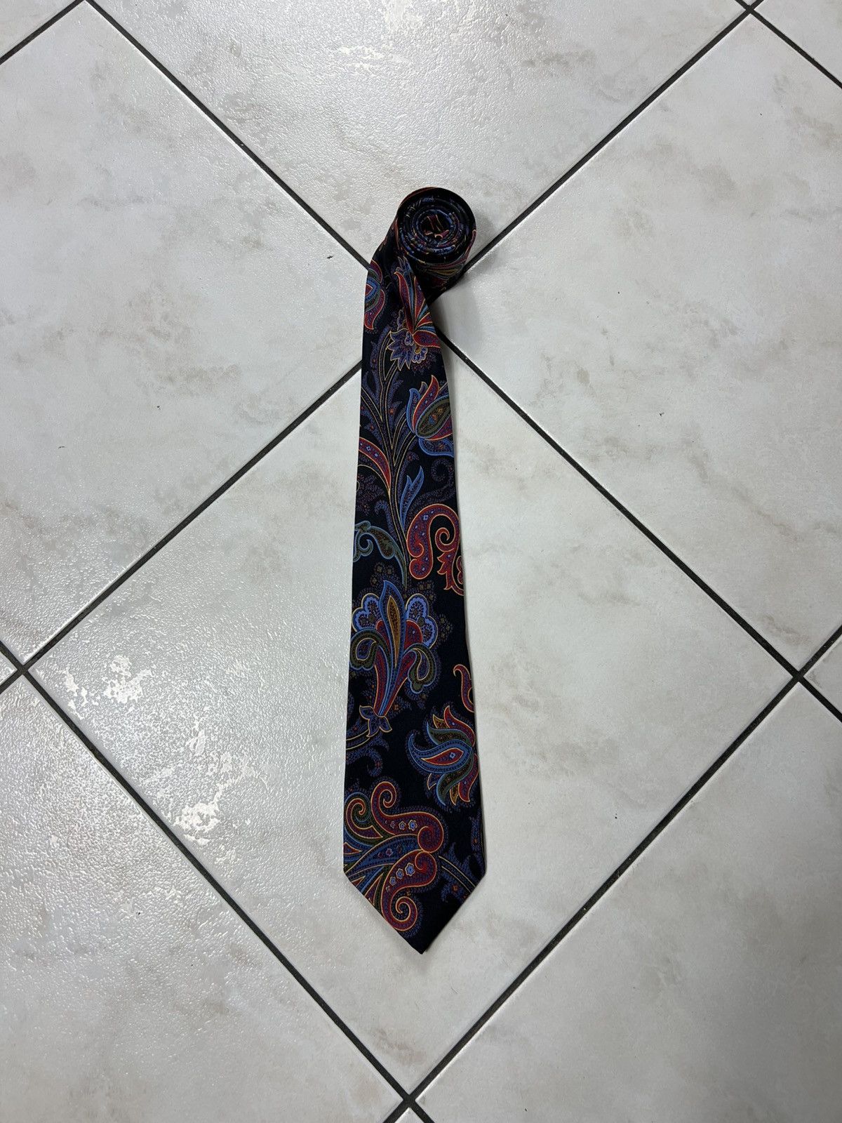 Ralph Lauren Ralph Lauren silk tie luxury floral psychedelic patterned Size ONE SIZE - 6 Thumbnail