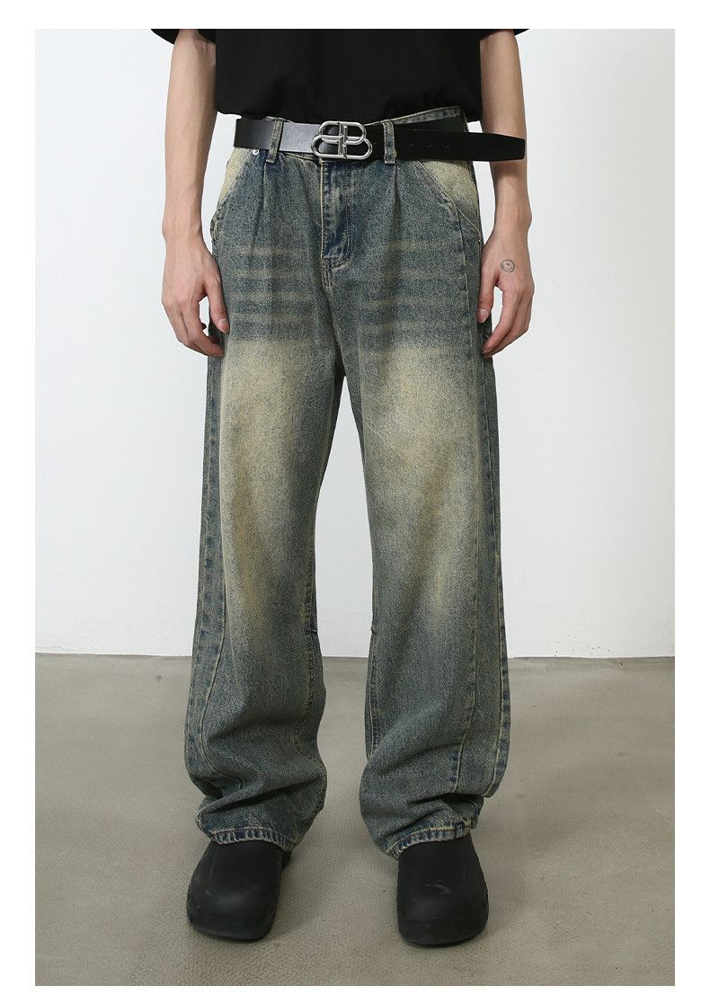 Japanese Brand American retro straight trend loose jeans y2k Size US 32 / EU 48 - 1 Thumbnail