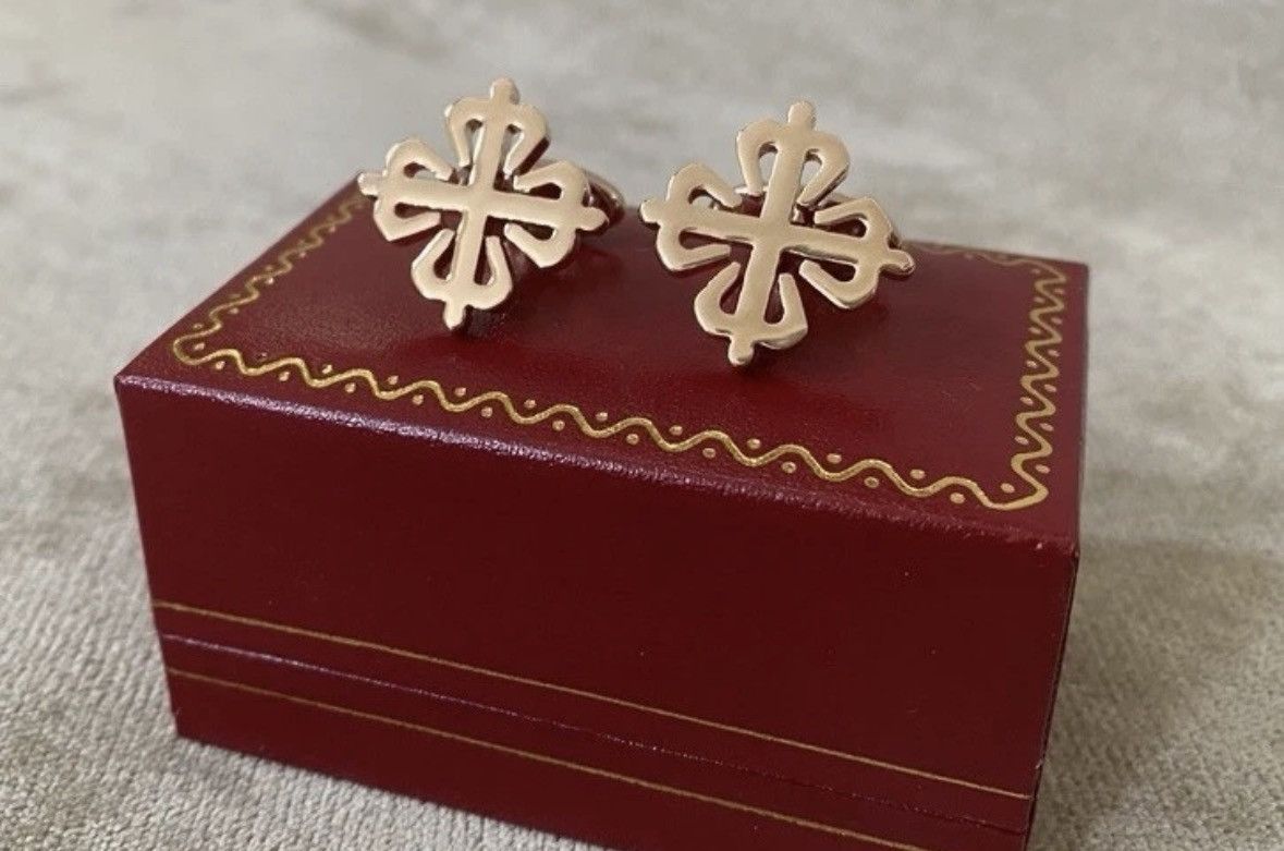 Patek Philippe Rose Gold Concessionaire Cufflinks, Men's — image 3 of 5