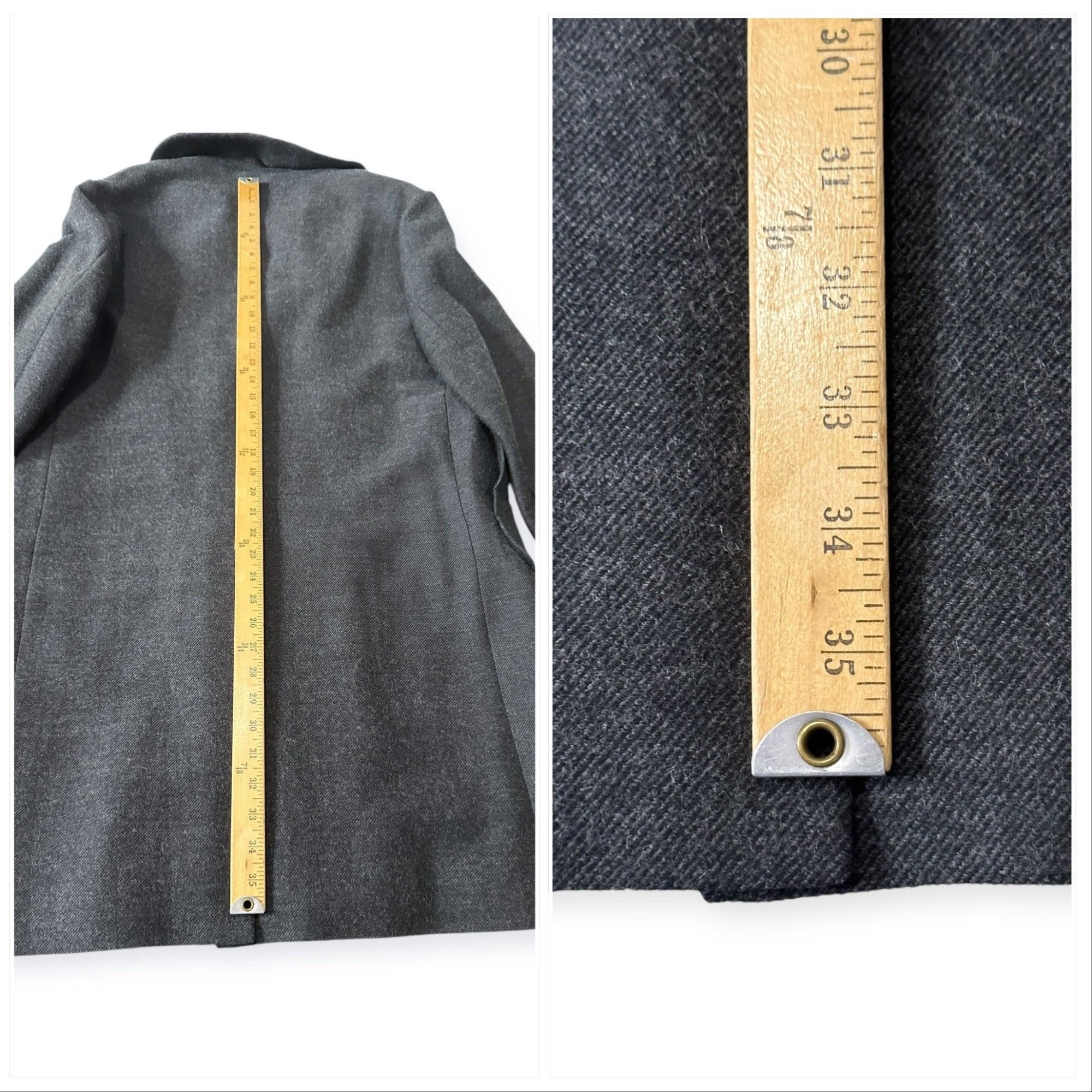 Marni Marni Gray Wool Double Breasted Coat IT44 Consuelo Era Overs Size M / US 6-8 / IT 42-44 - 17 Thumbnail