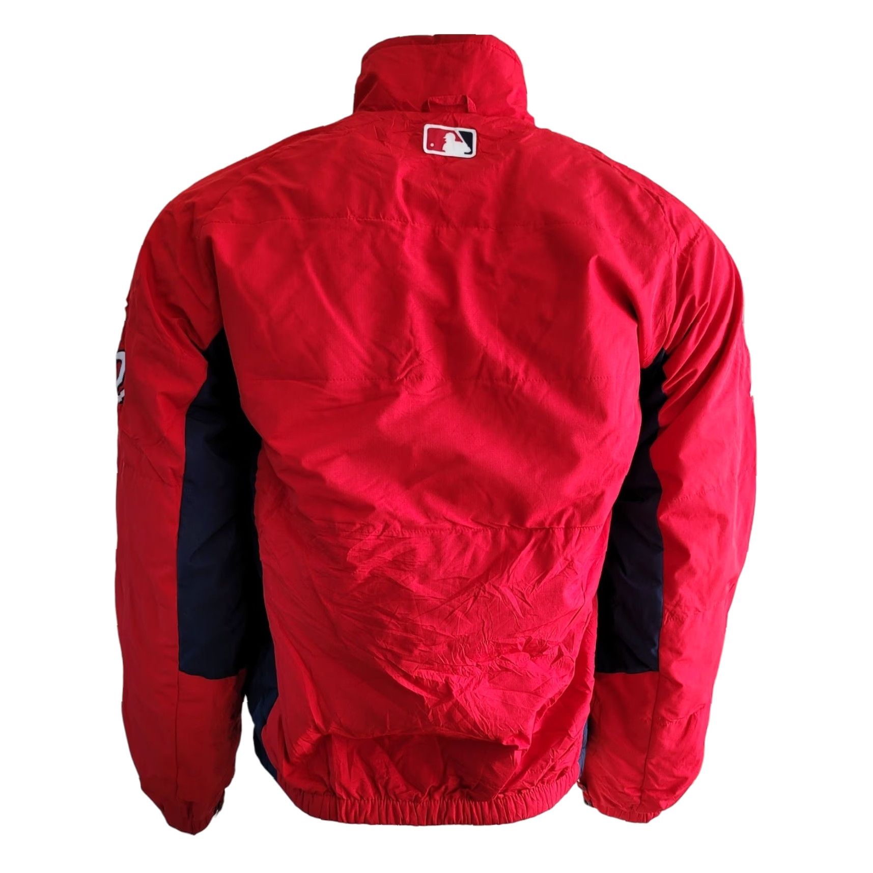 VonZipper Washington Nationals Majestic MLB Zip-Up Logo Jacket S Men Red Lined Fleece Bomber Jacket Size US S / EU 44-46 / 1 - 4 Thumbnail