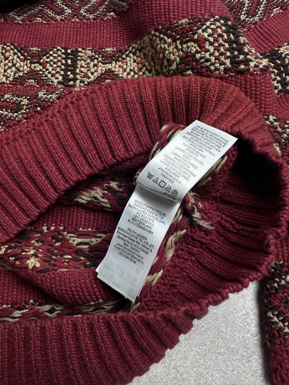 RRL Ralph Lauren NWT VINTAGE RALPH LAUREN RRL HAND KNIT AZTEC SWEATER RARE Size US L / EU 52-54 / 3 - 9 Thumbnail
