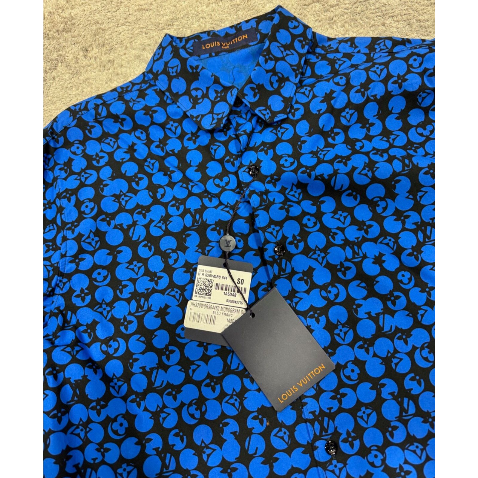 Louis Vuitton Louis Vuitton DNA Blue Circle Logo Long Sleeve Monogram Size US S / EU 44-46 / 1 - 5 Thumbnail