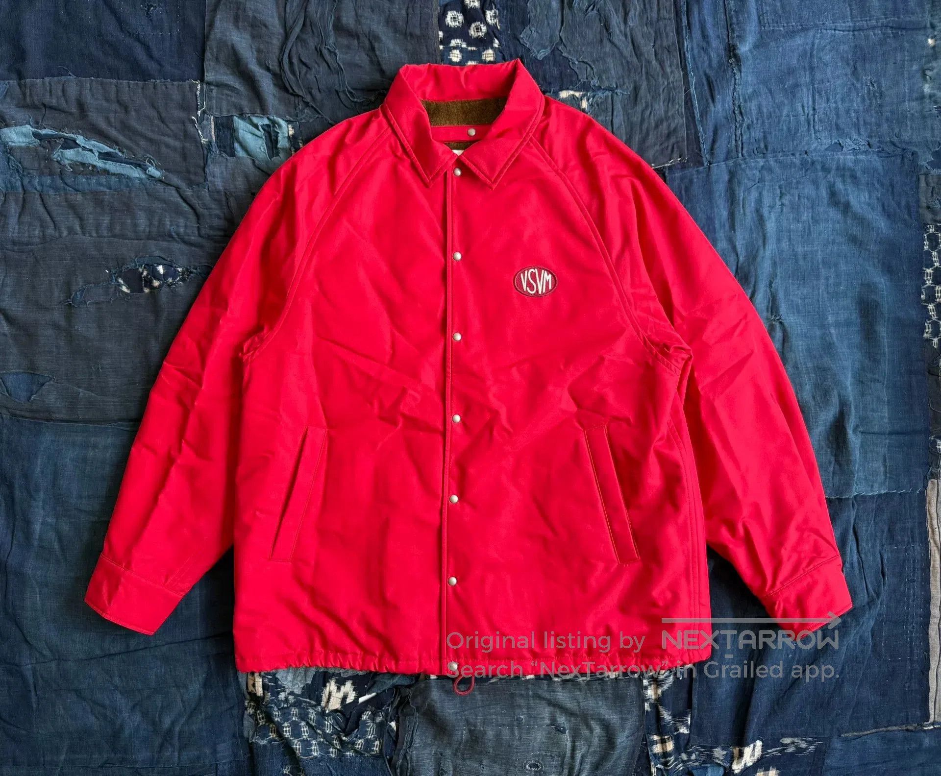 visvim 24ss red coach jacket
