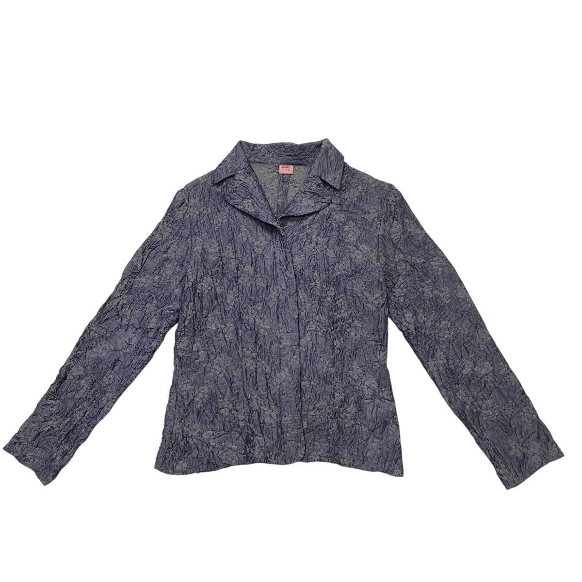 Kenzo Kenzo club pleats rayon blouse Size M / US 6-8 / IT 42-44 - 1 Thumbnail