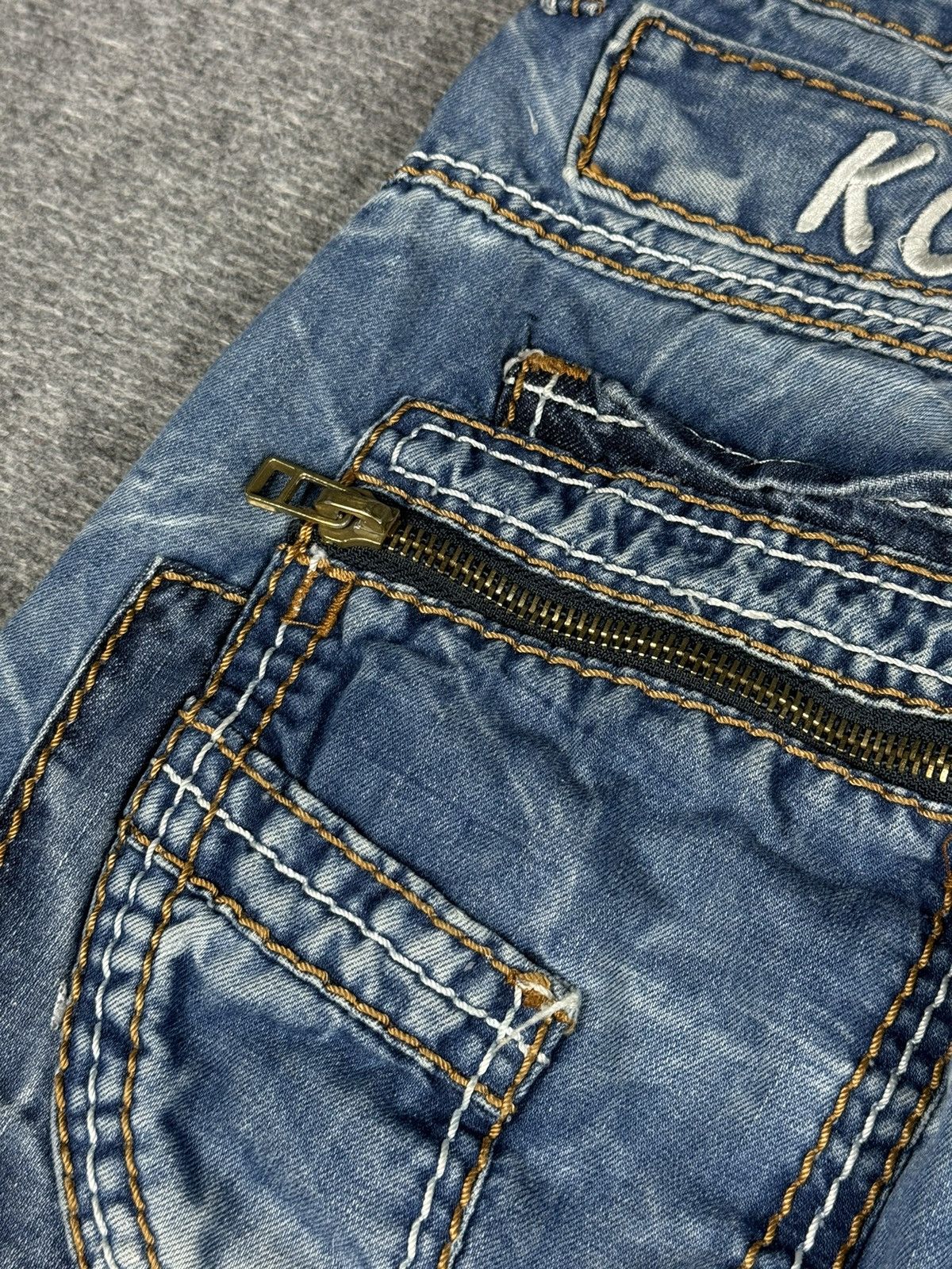 Japanese Brand Vintage Japanese brand Baggy denim y2k Size US 29 - 9 Thumbnail