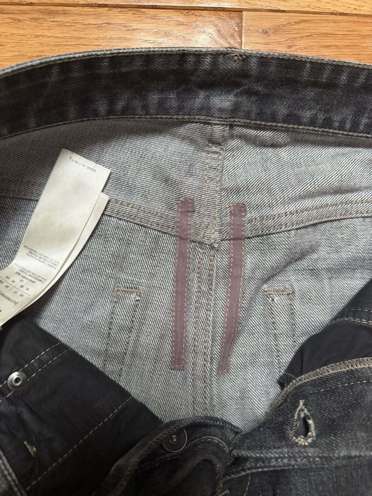 Rick Owens Rick Owens UNBW Detroit Cut Denim Size US 30 / EU 46 - 5 Thumbnail