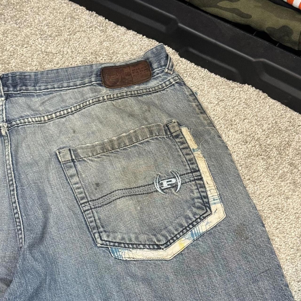 Phat Farm × Vintage VTG Y2K Phat Farm Distressed Embroidered Jorts Size US 40 / EU 56 - 6 Thumbnail