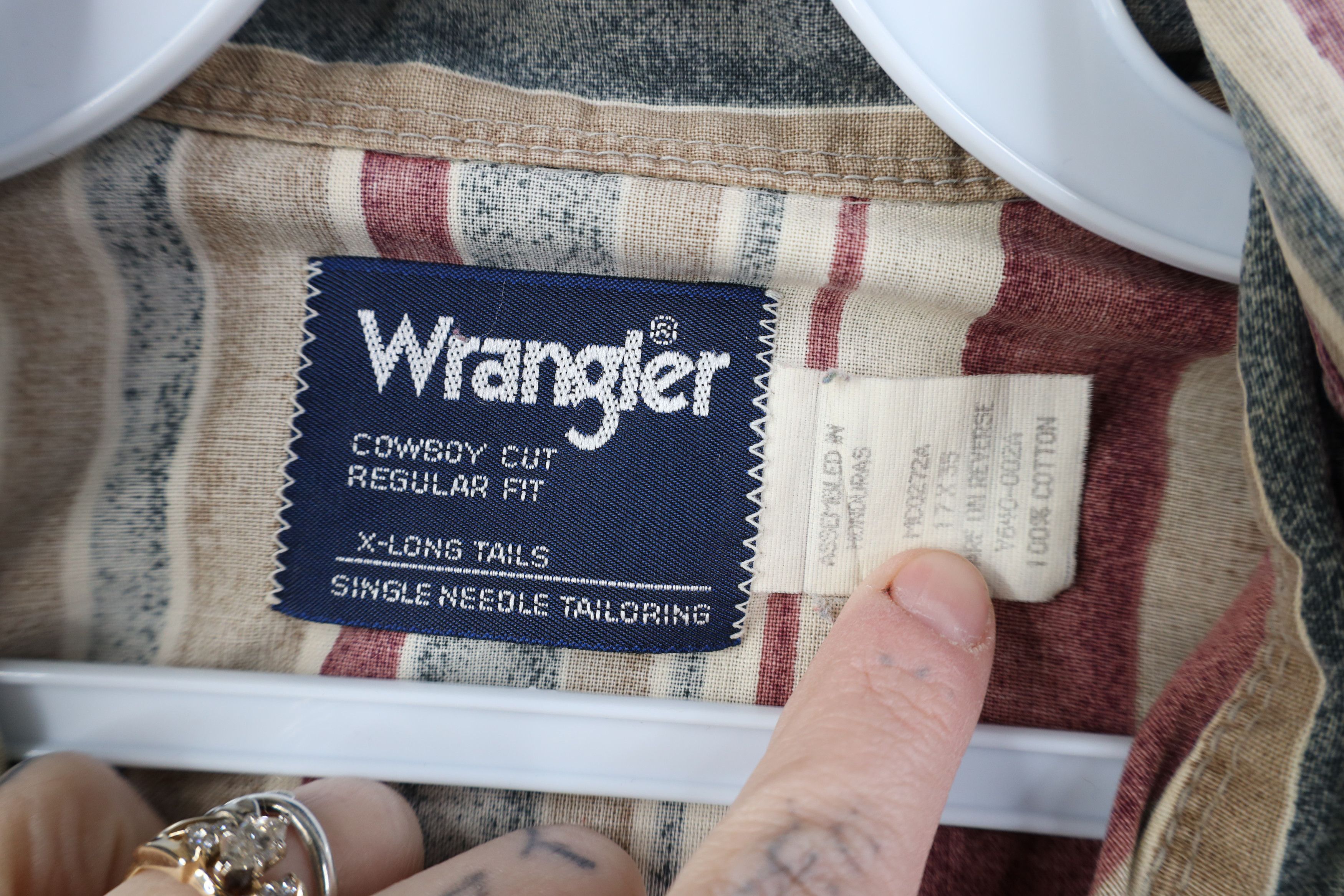 Wrangler Vintage 90s Wrangler Brushpopper Western Button Down Shirt Size US M / EU 48-50 / 2 - 10 Thumbnail
