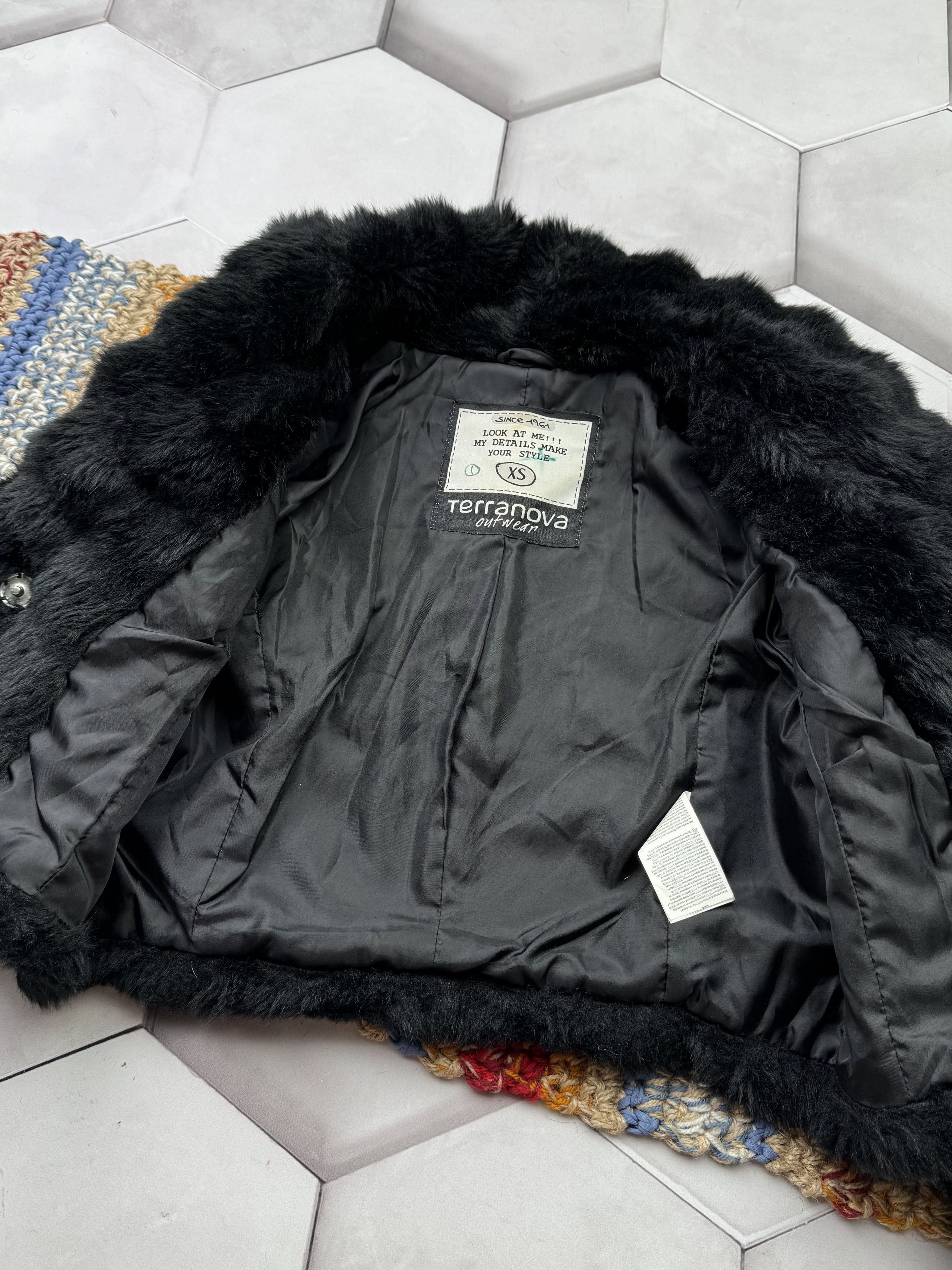 Japanese Brand Vintage Cropped Faux Fur Jacket (E4) Size XS / US 0-2 / IT 36-38 - 4 Thumbnail