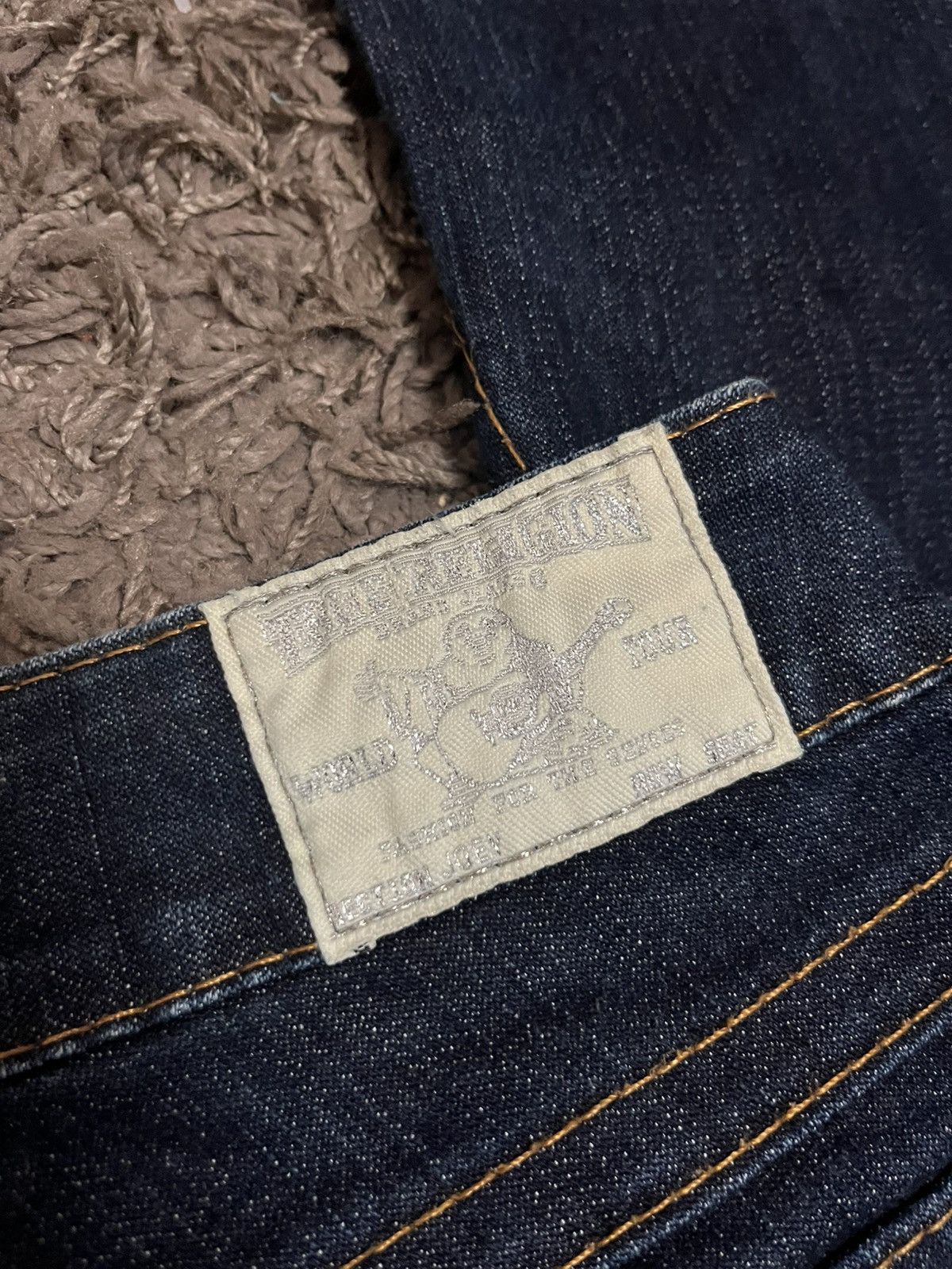 True Religion 1990s True religion silver printed logo flared #F2 Size 23" - 9 Thumbnail